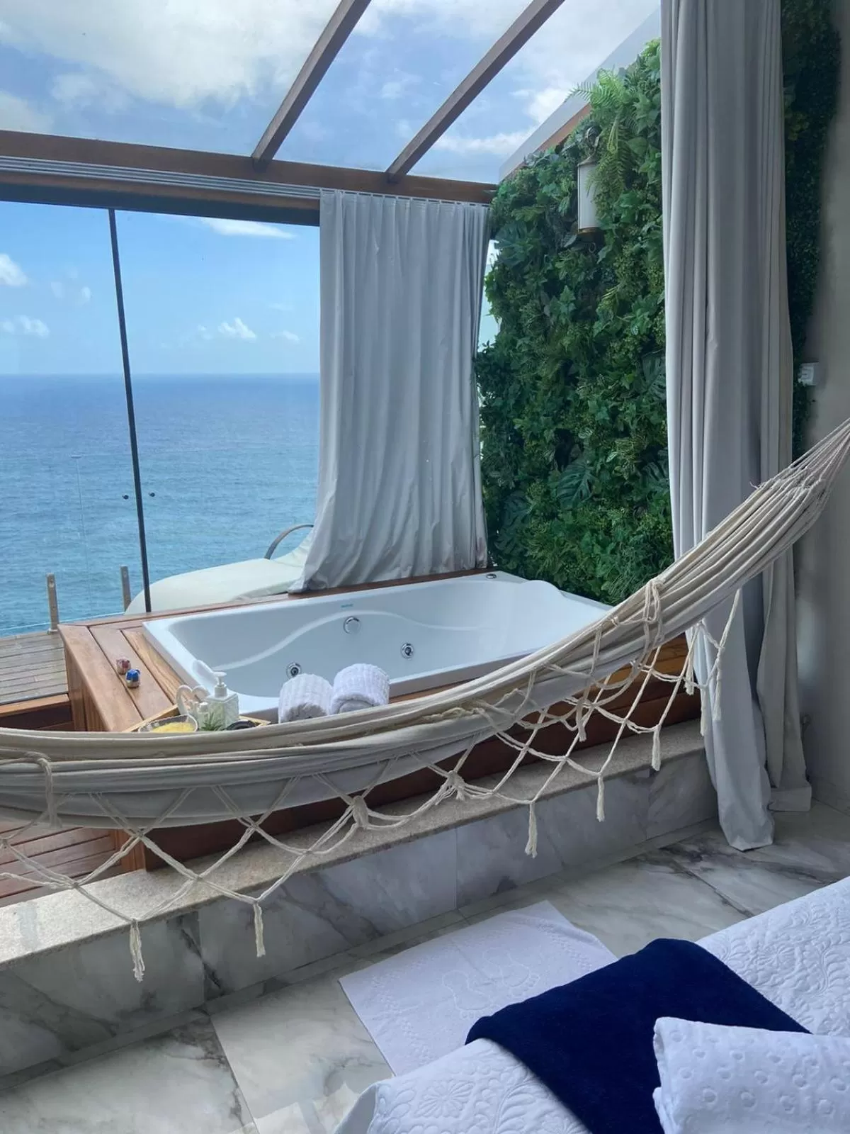 Bed in Pousada e Restaurante Vista Turquesa