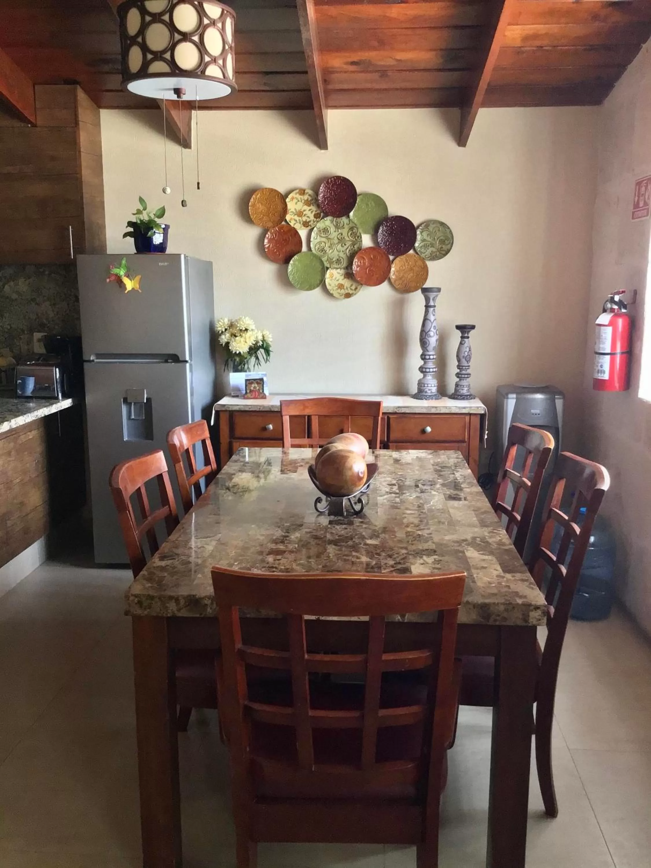 Dining Area in Bed and Breakfast Pecarí