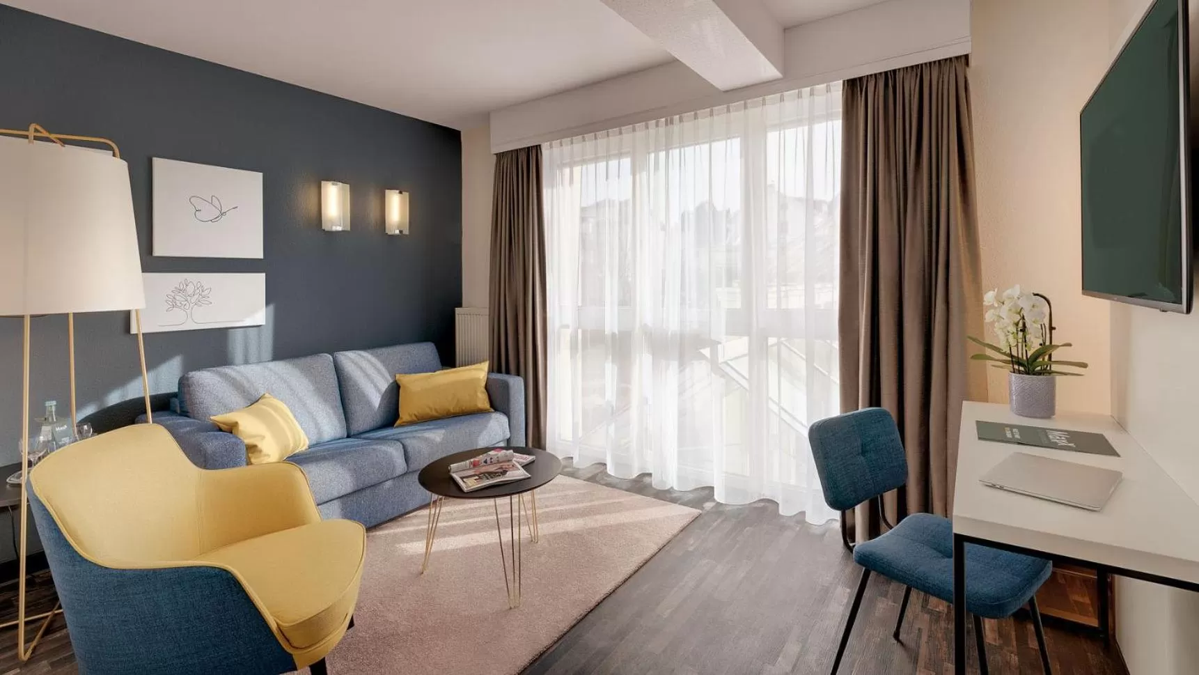 Seating area in Hotel the YARD Bad Honnef