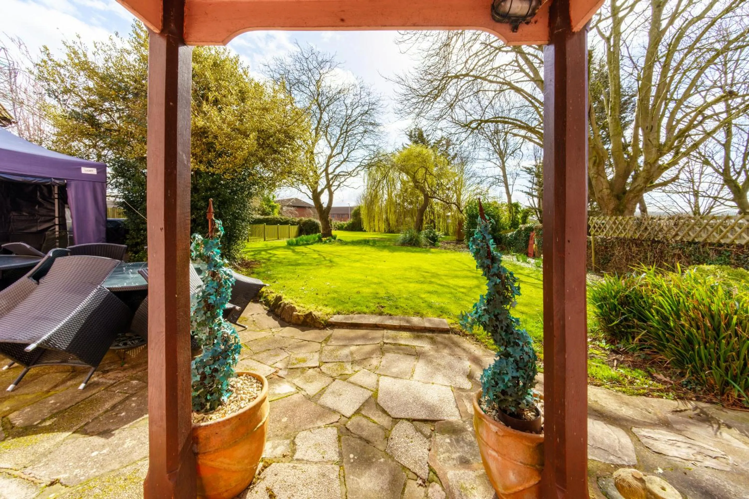 Garden in Yallands Farmhouse