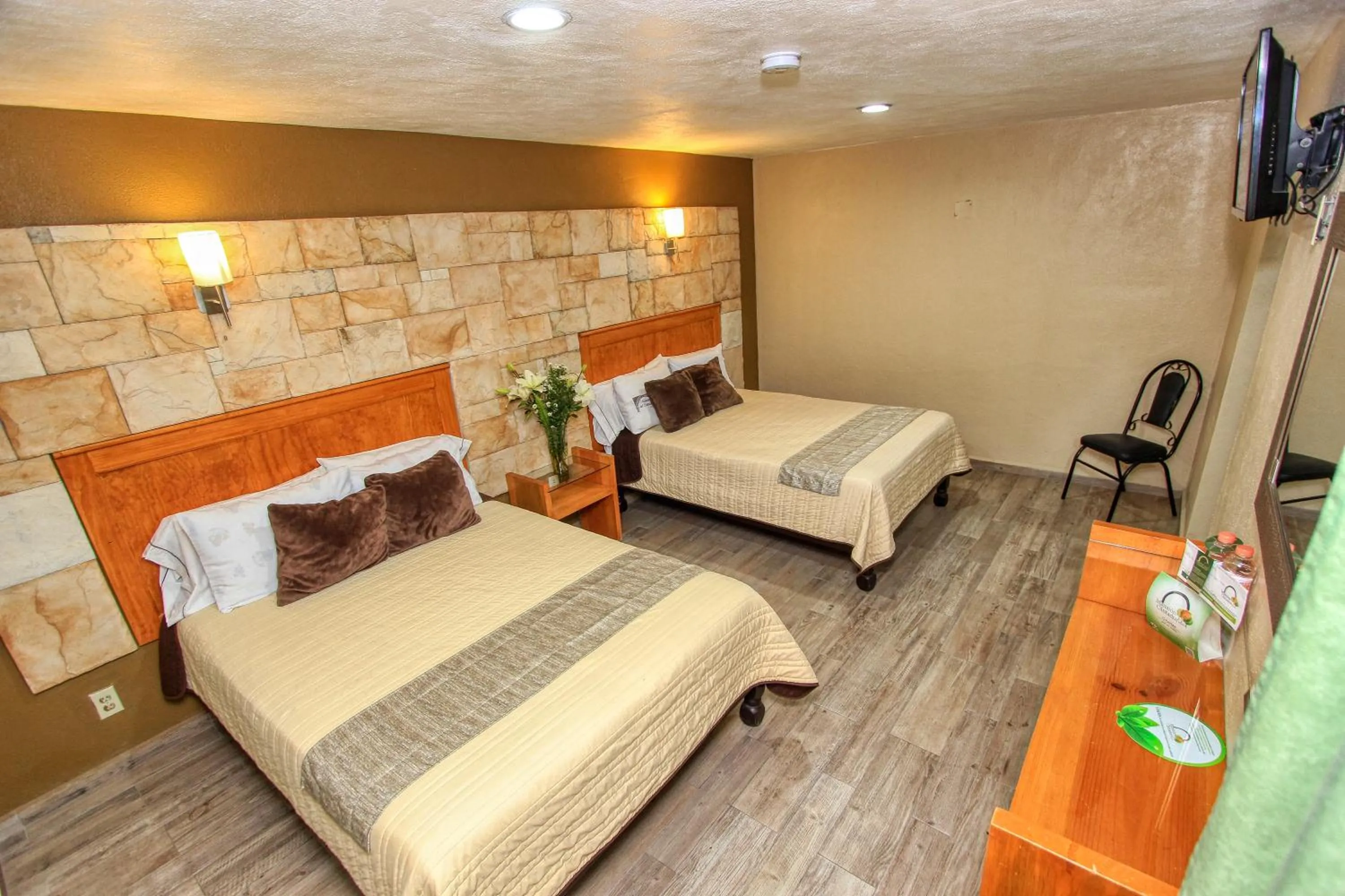 Bed in Hotel Mansion del Cantador