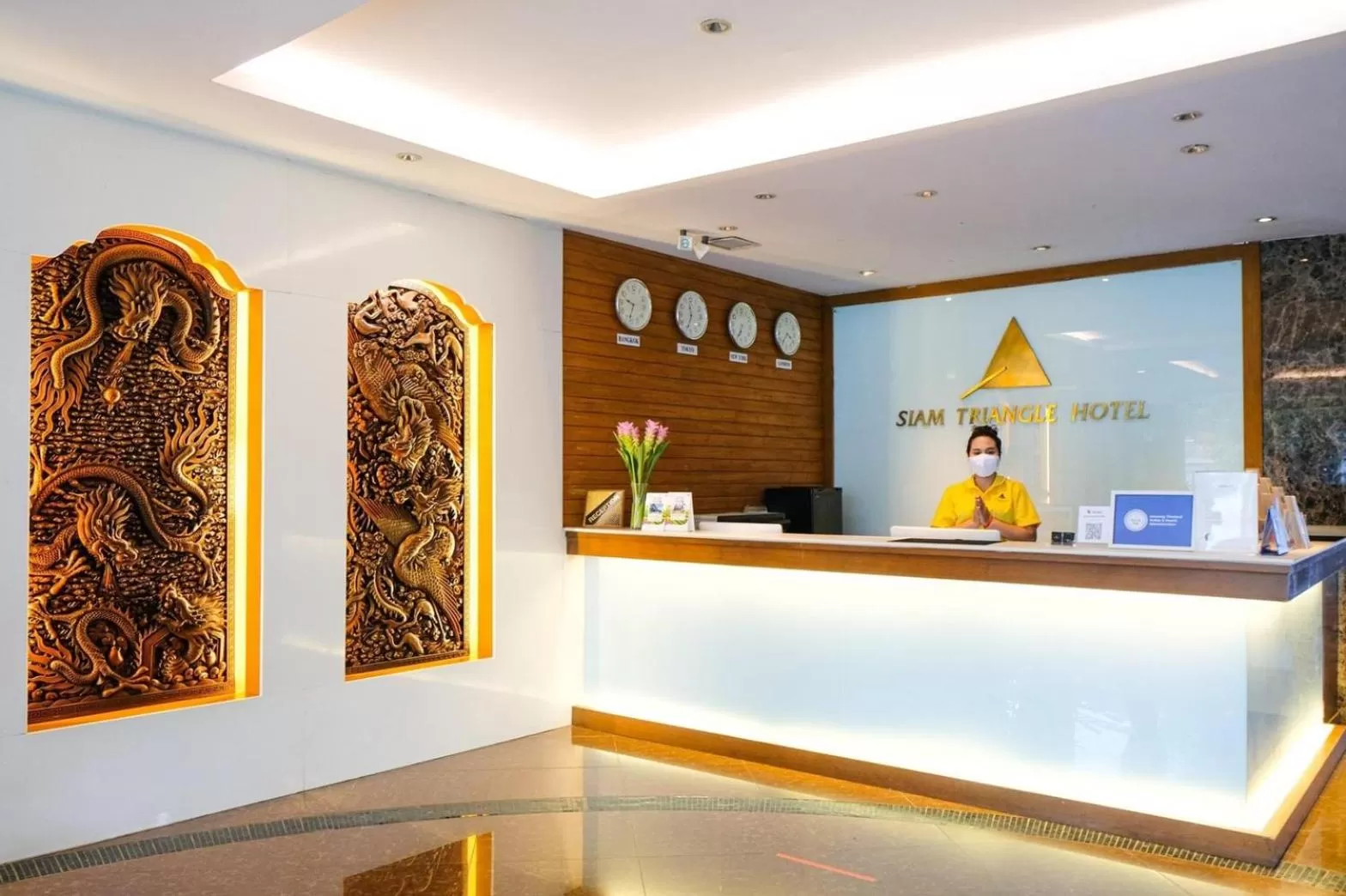 Lobby or reception in Siam Triangle Hotel Chiang Sean