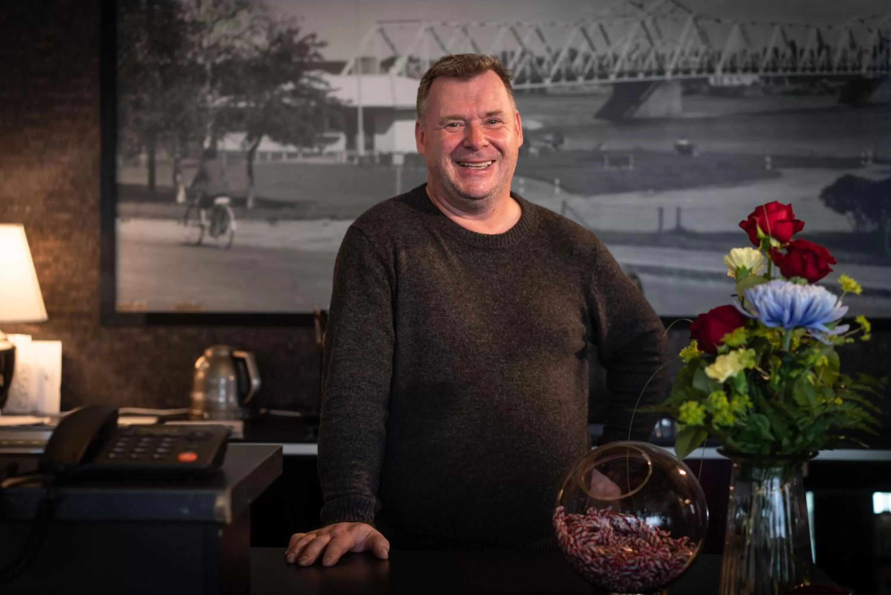 Lobby or reception in Hotelli Olof