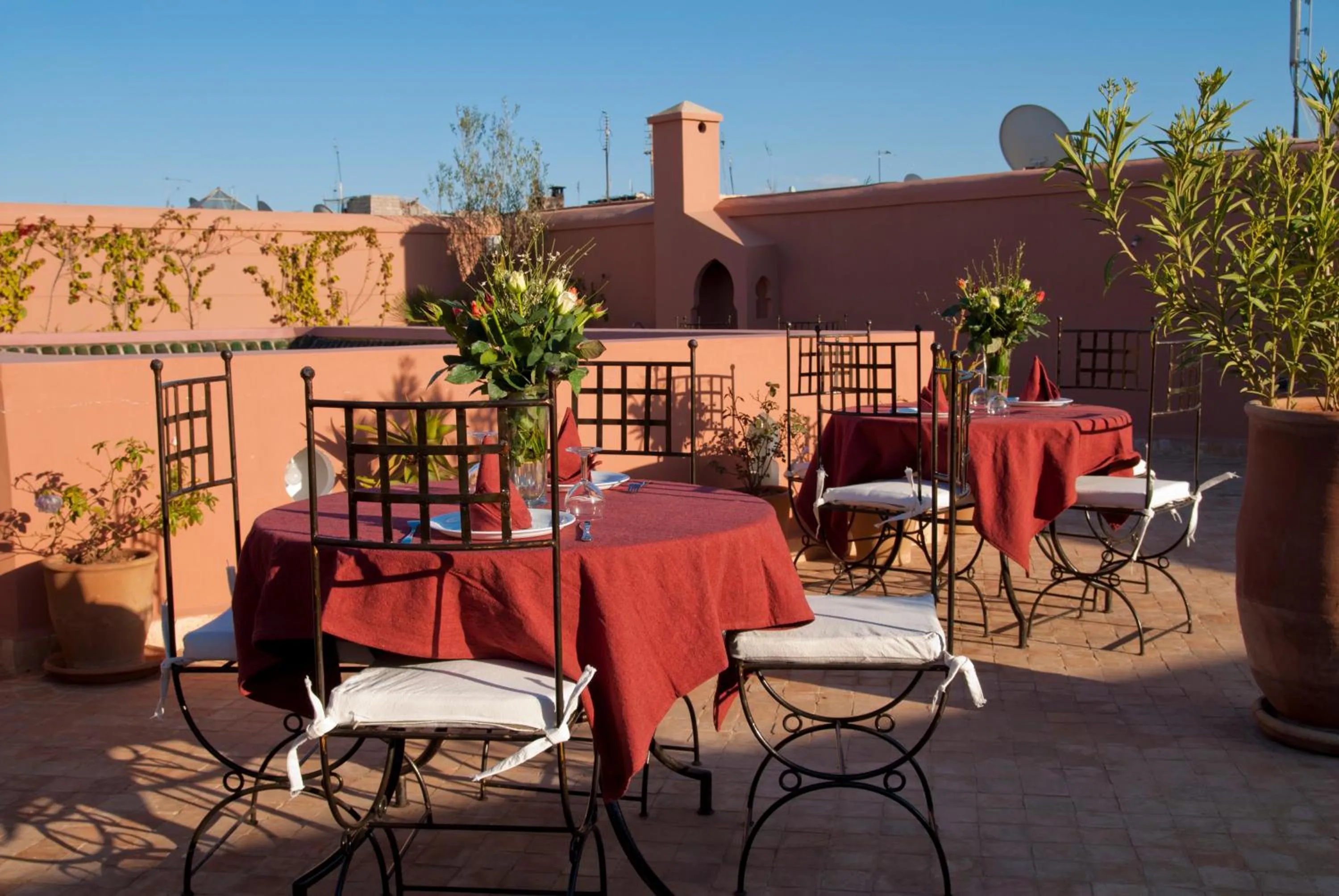 Balcony/Terrace in Riad Dar Foundouk and Spa