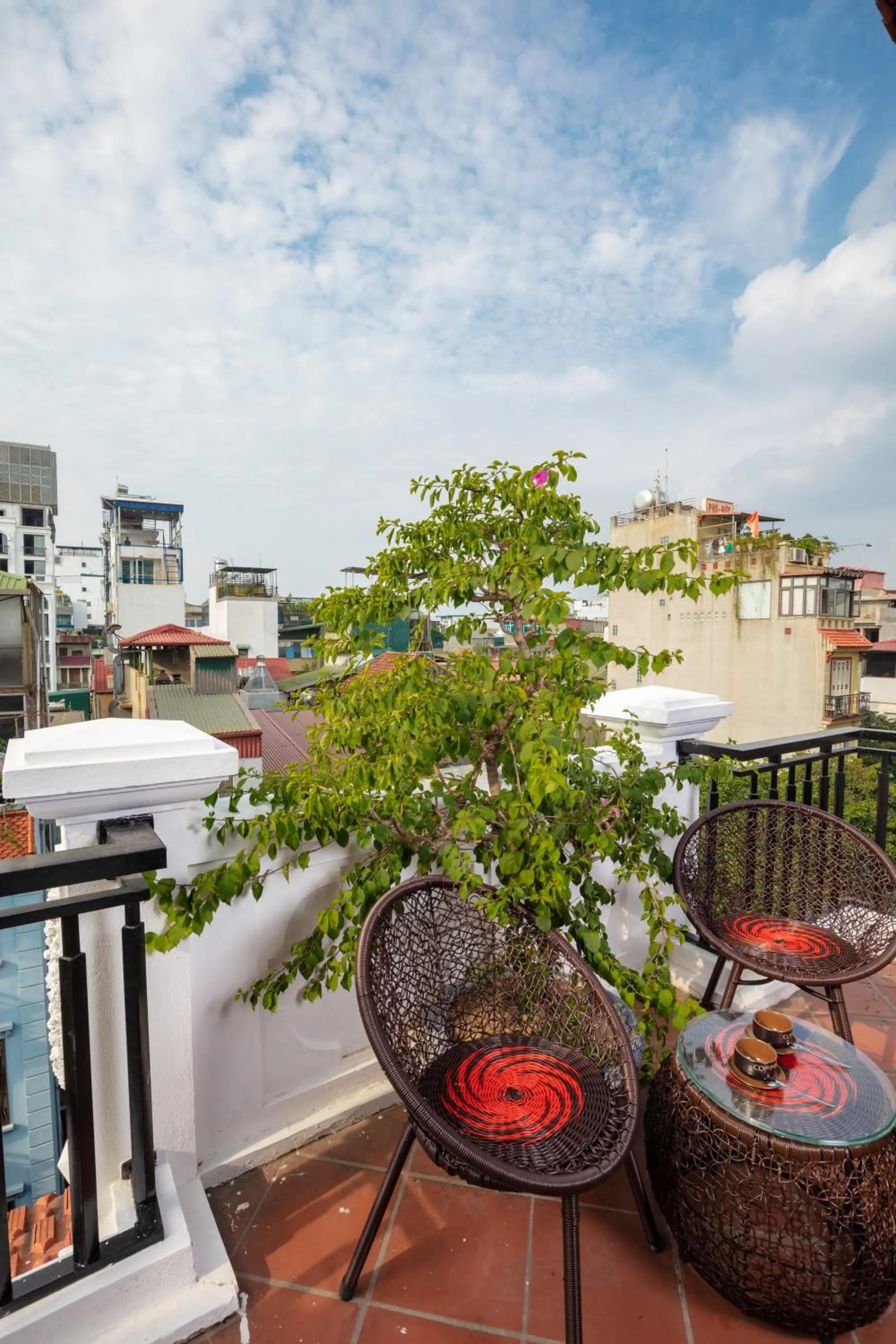 Balcony/Terrace in Queen Light Hotel - Ha Noi Old Quater