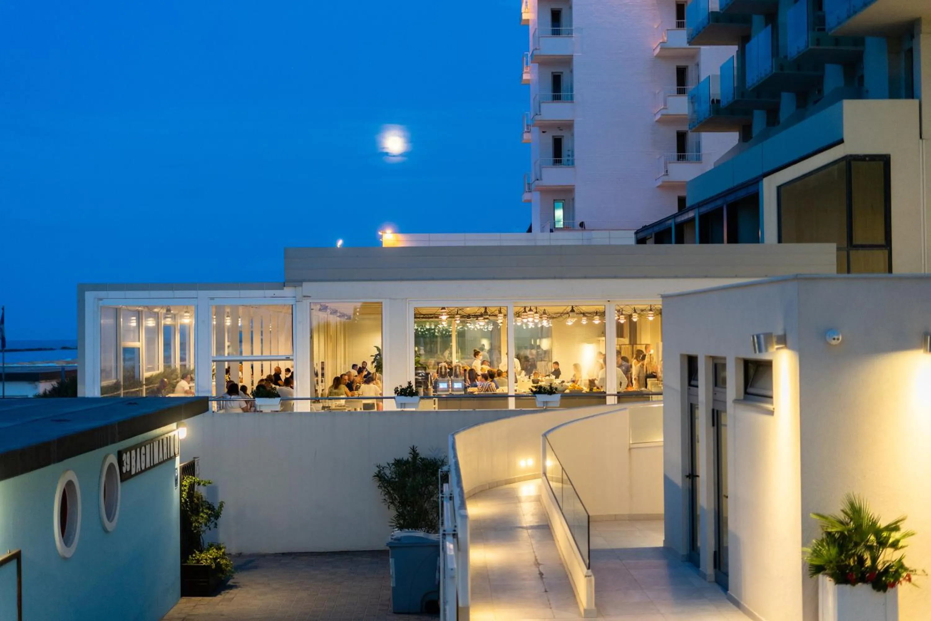 Property building in Nautilus Family Hotel