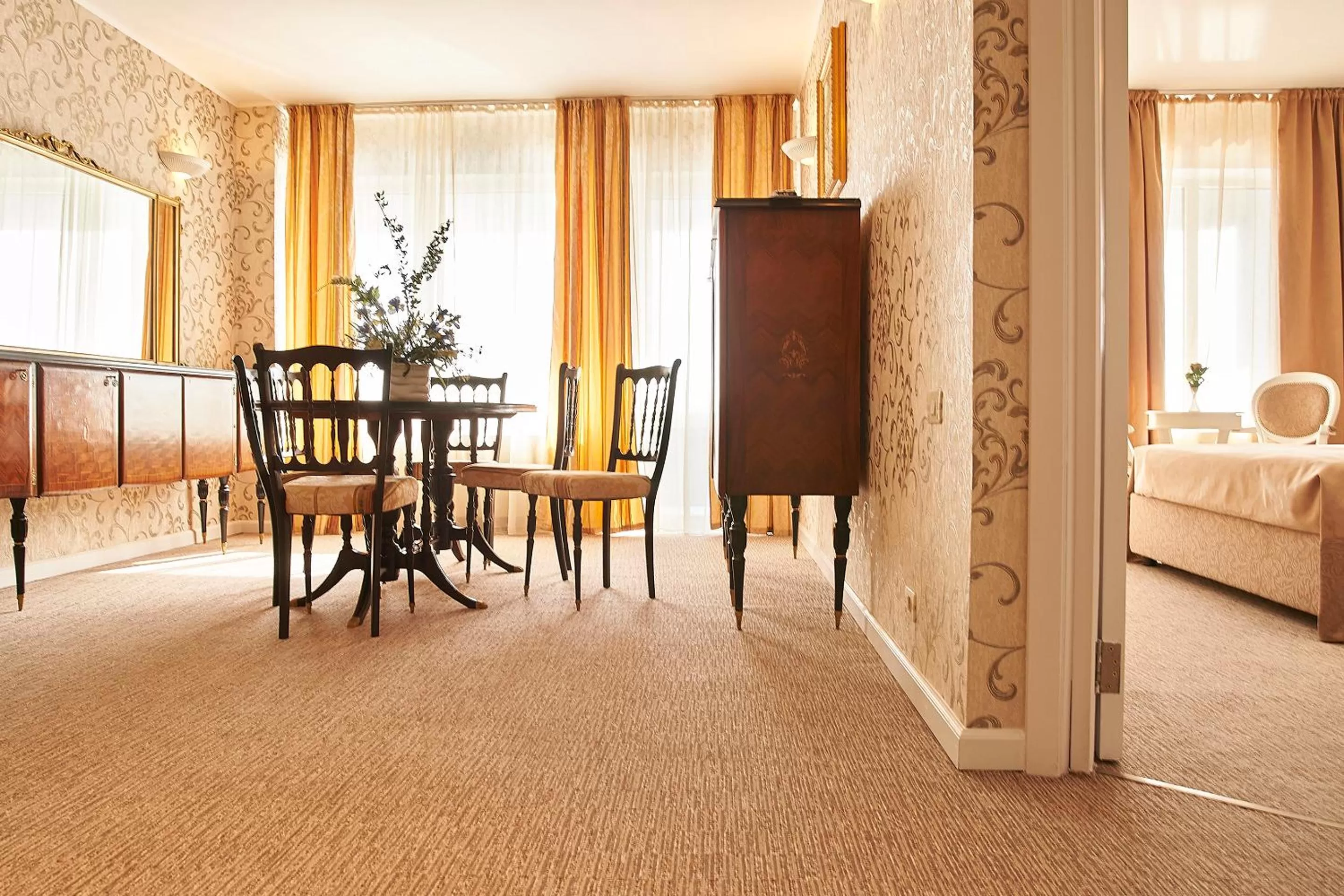 Decorative detail, Bed in Continental Forum Oradea