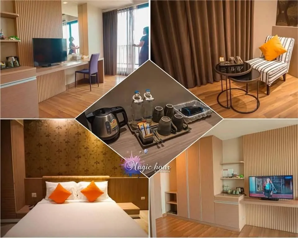 Bed in Tonaoi Grand Hotel