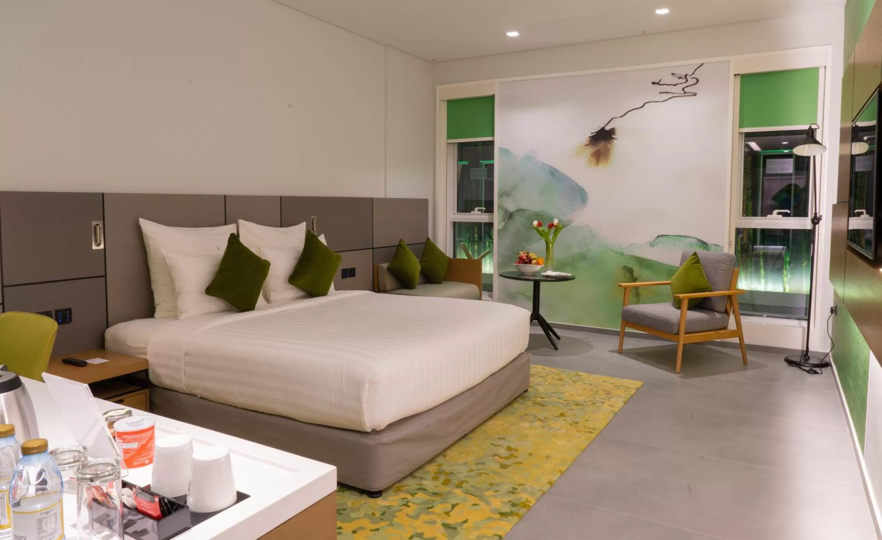 Bed in Al Khoory Courtyard Hotel