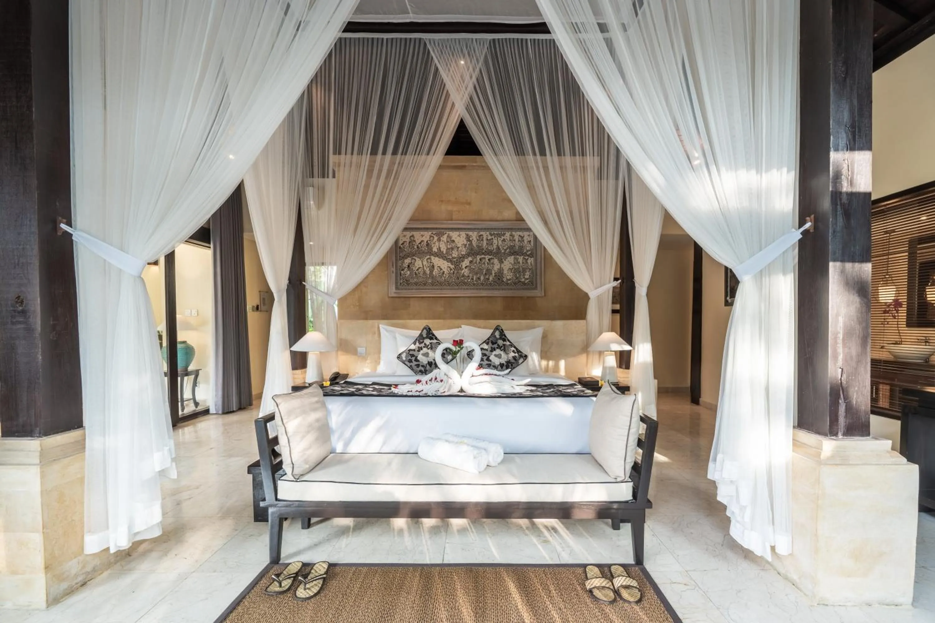 Bedroom, Bed in The Kayon Valley Resort