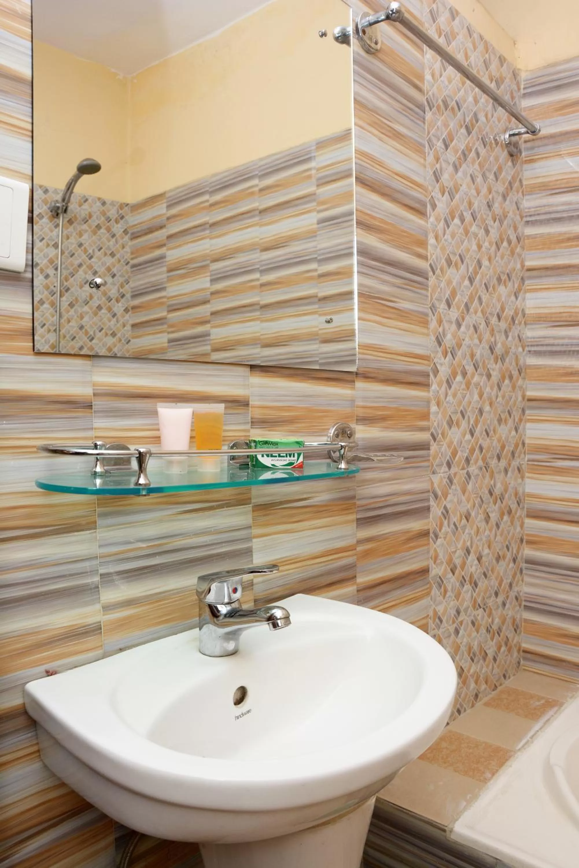 Shower in Kathmandu Eco Hotel