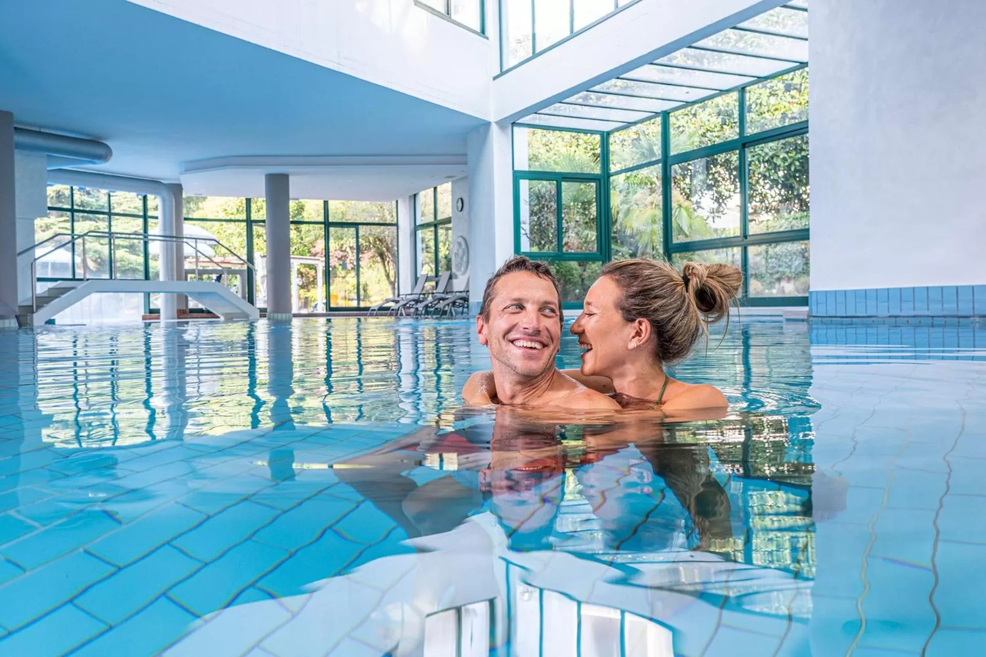 Swimming pool in Hotel Terme Olympia