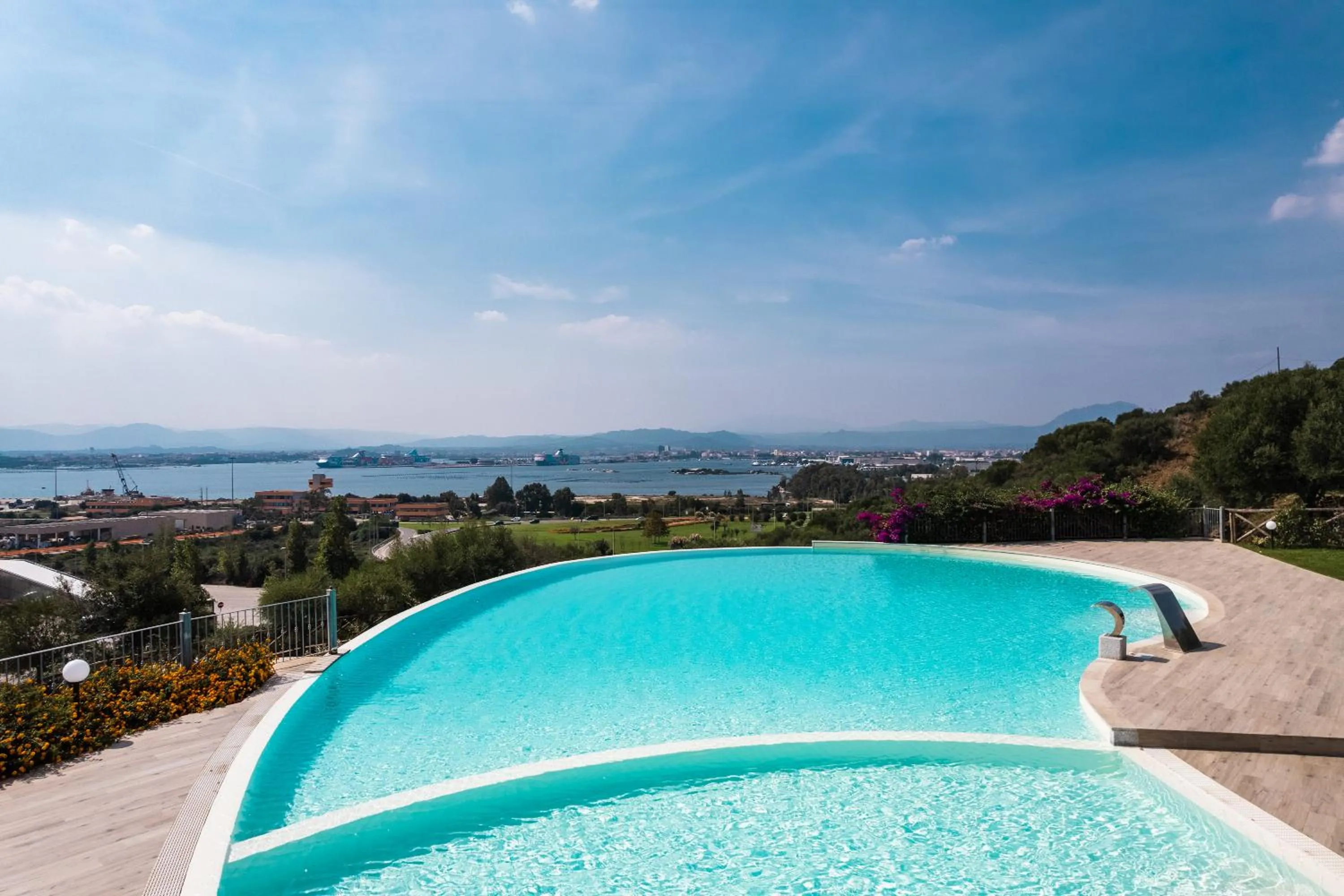 Pool view in Hotel dP Olbia - Sardinia