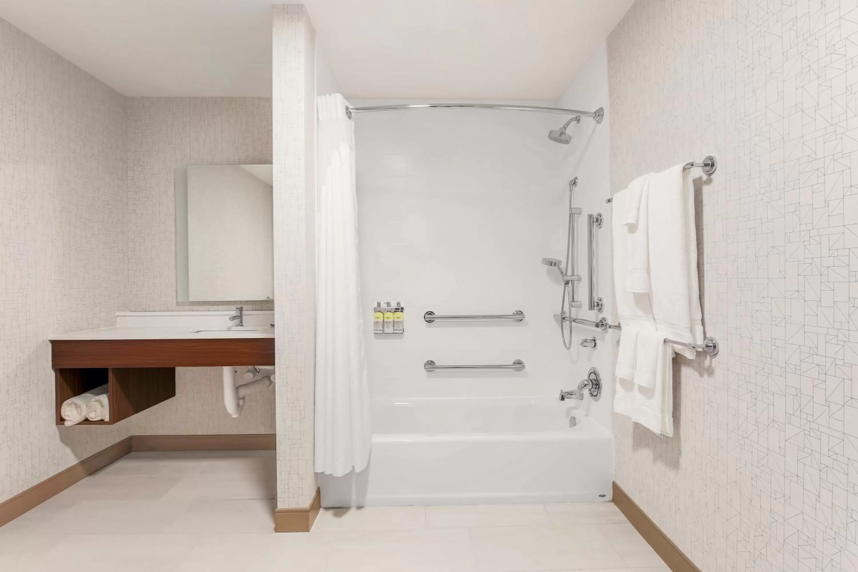 Bathroom in Holiday Inn Express & Suites Chicago O'Hare Airport by IHG