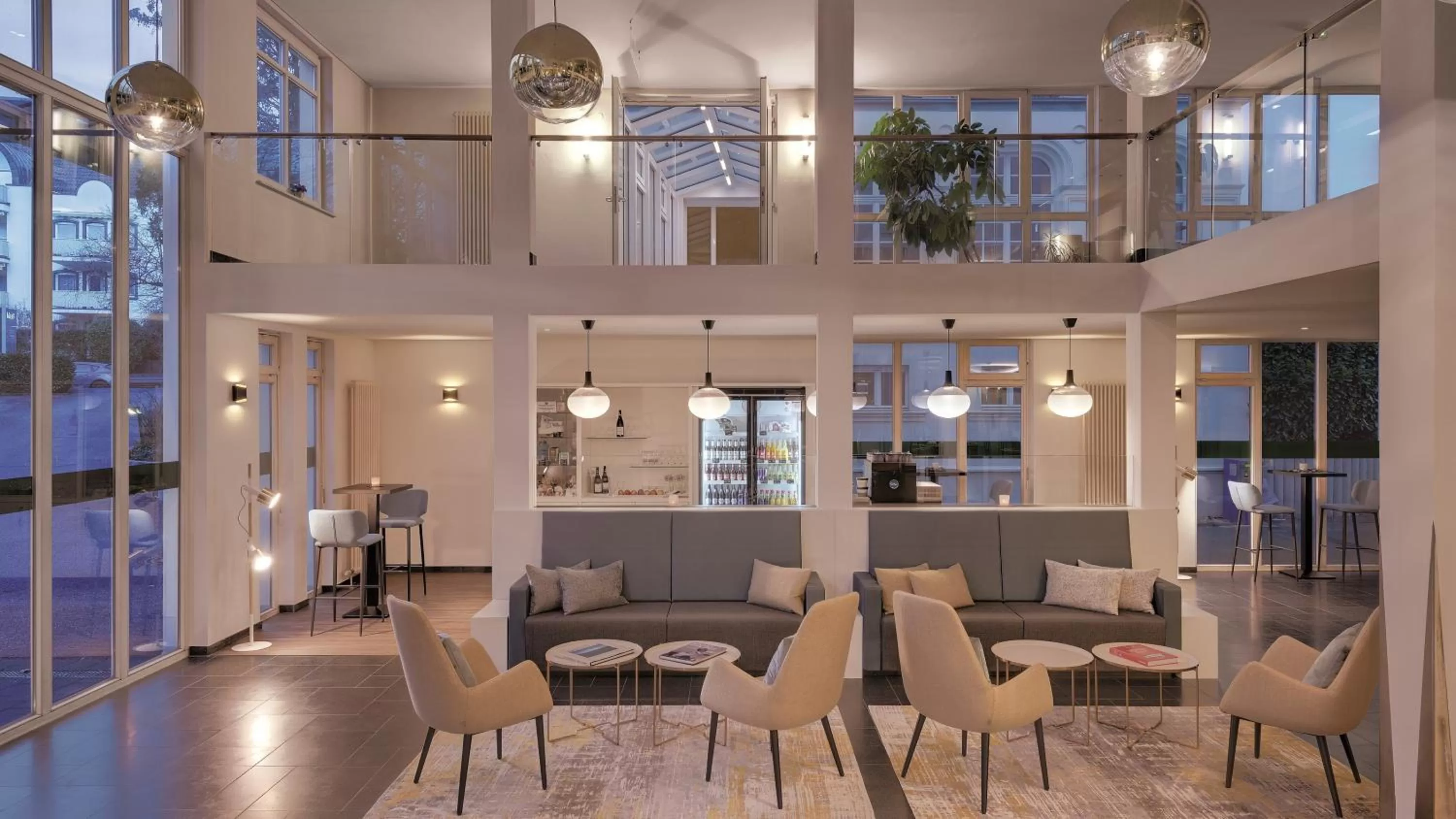 Lobby or reception in Hotel the YARD Bad Honnef