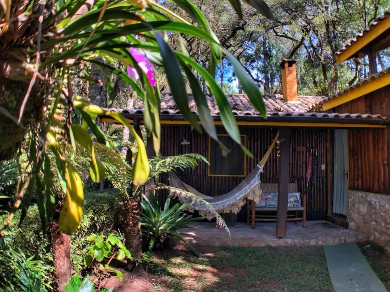 Garden view in Pousada Villa D'Amore