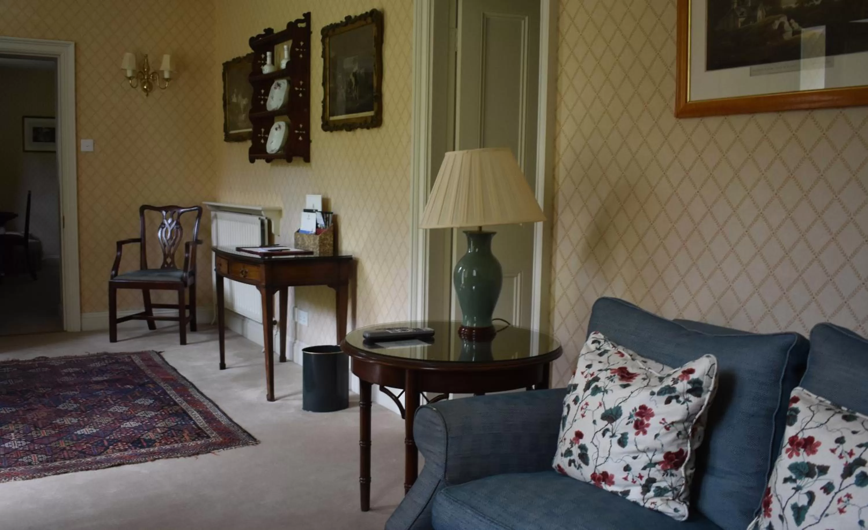 Seating area in Bodysgallen Hall and Spa