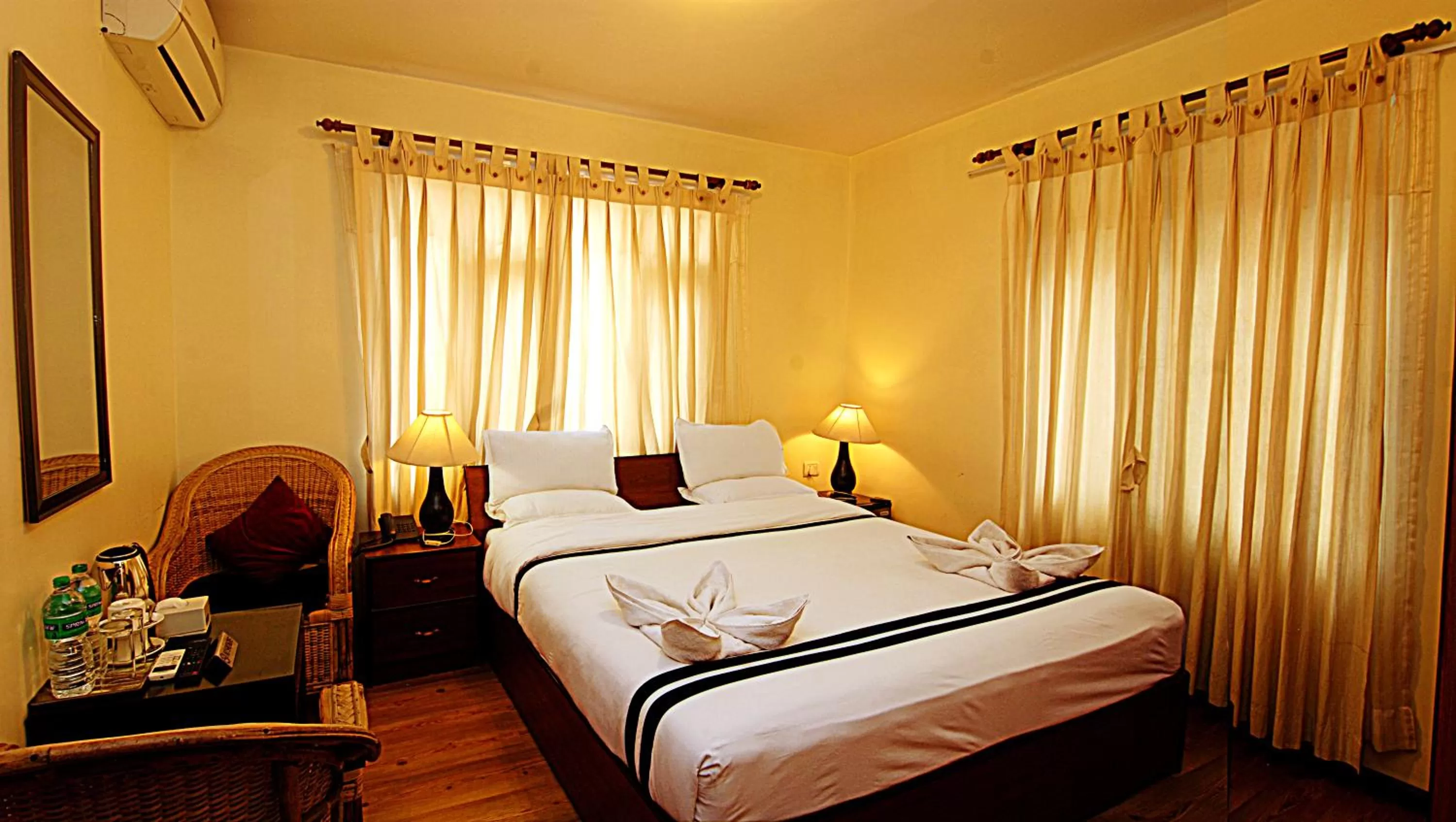 Bed in Hotel Amaryllis