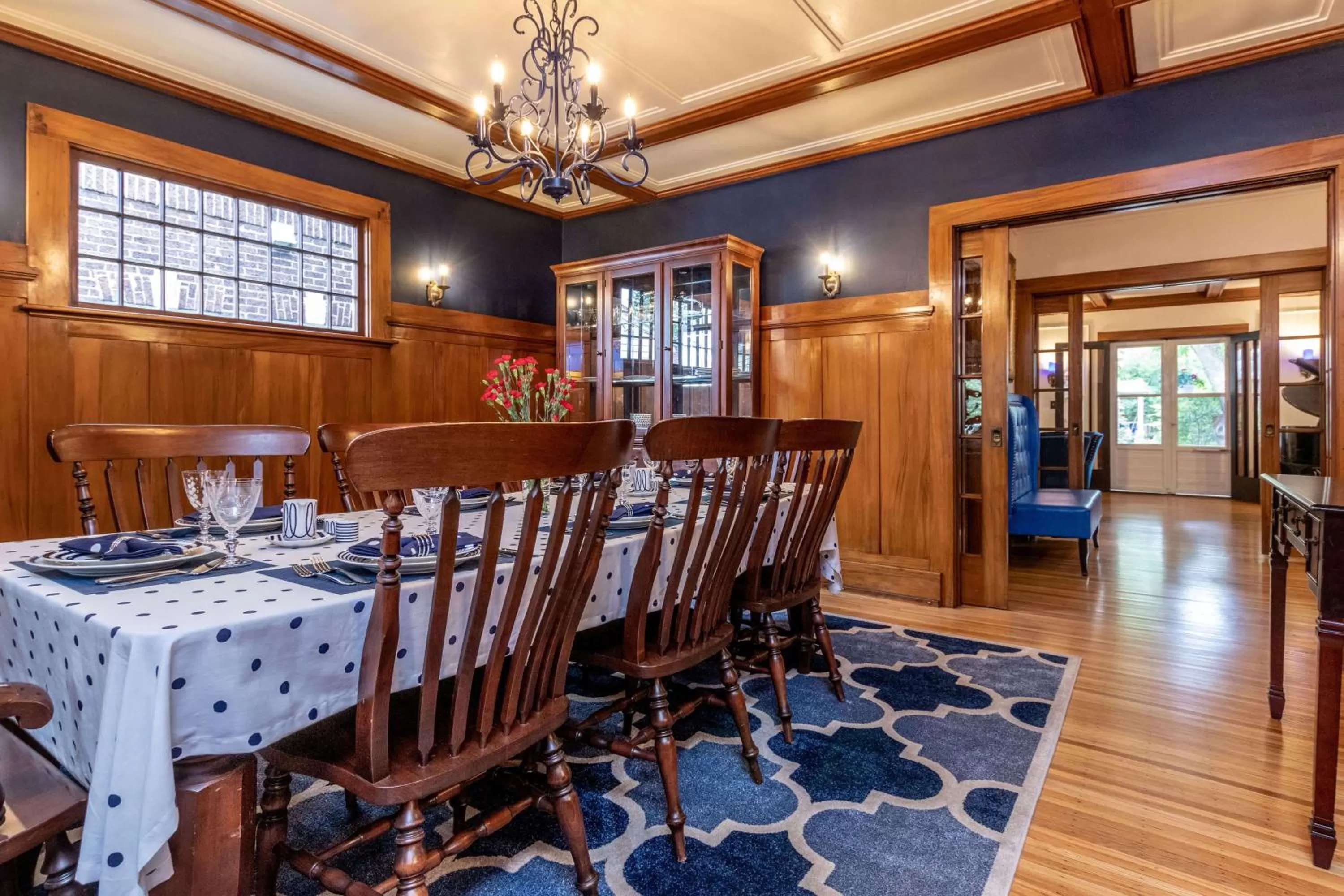 Dining area in The Butler House Bed & Breakfast