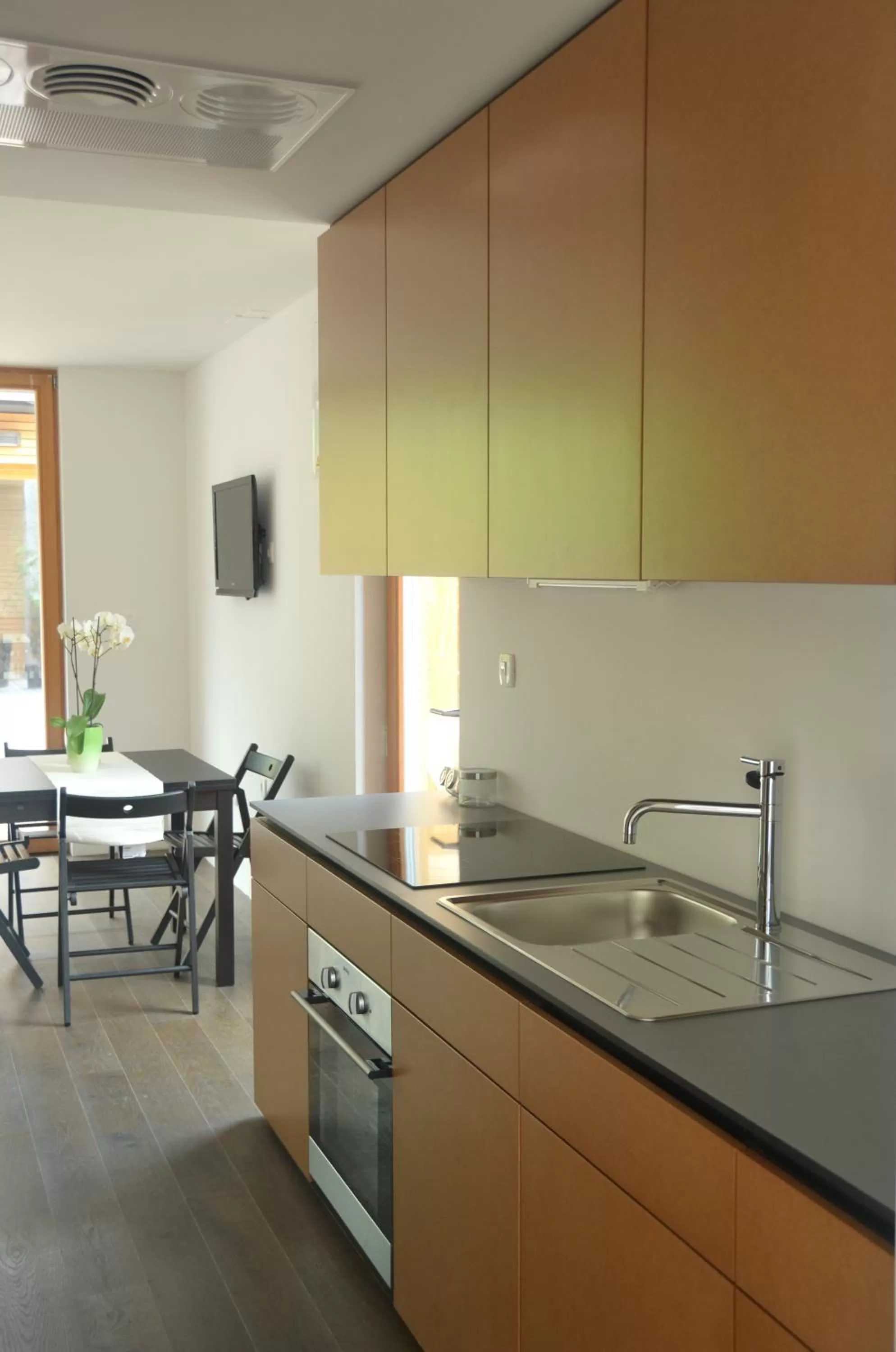 Kitchen or kitchenette in Hotel Sanje ob Soči ***/****