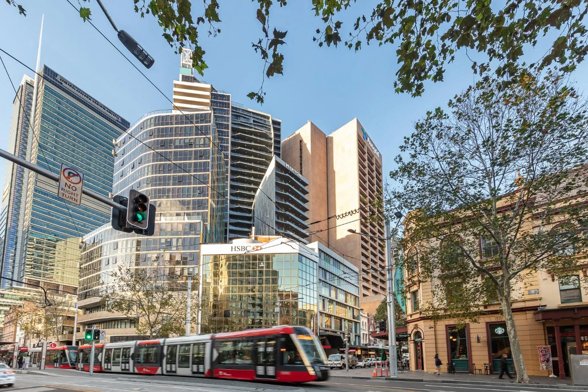 Property building in Meriton Suites Campbell Street, Sydney