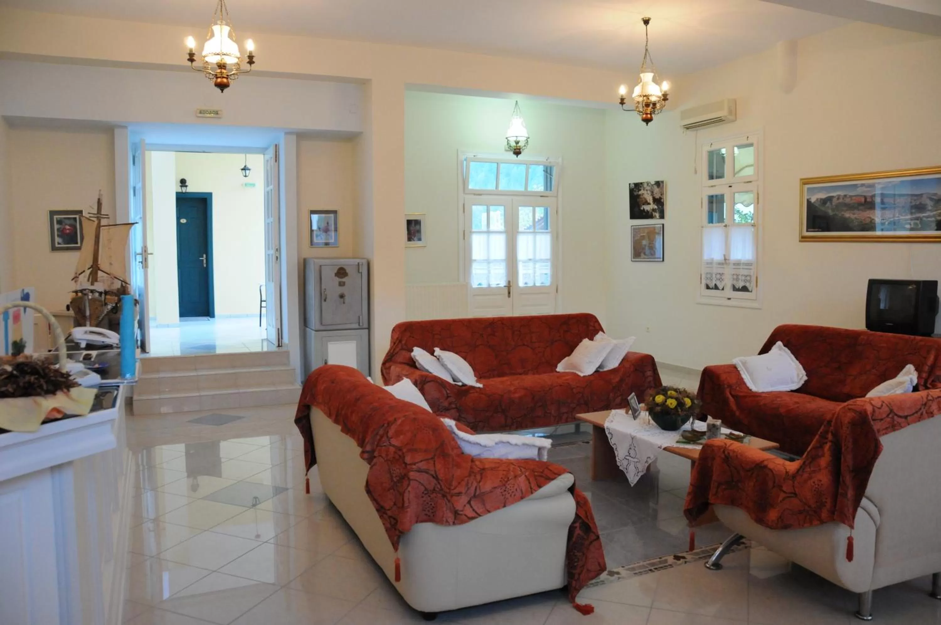 Decorative detail in Costa-Rini Hotel