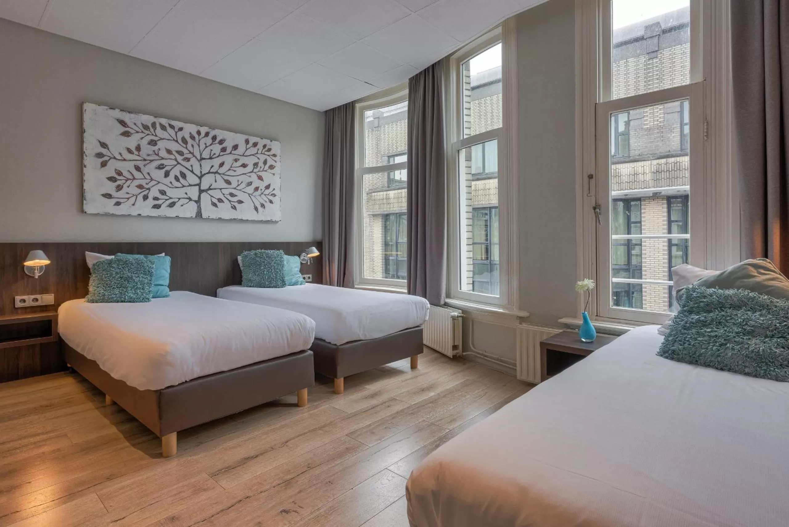 Bed in Hotel Damsquare