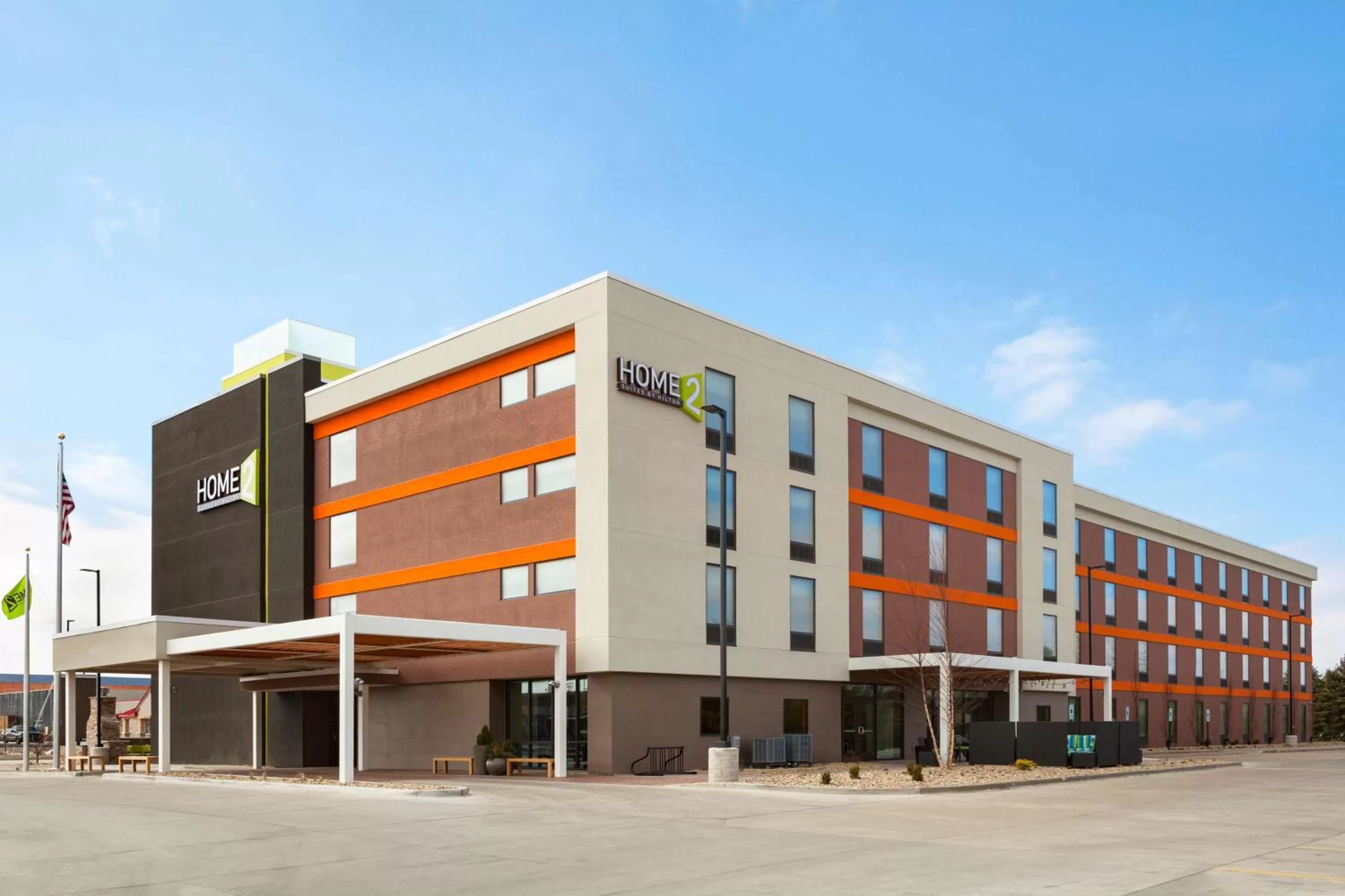 Property building in Home2 Suites by Hilton Champaign/Urbana