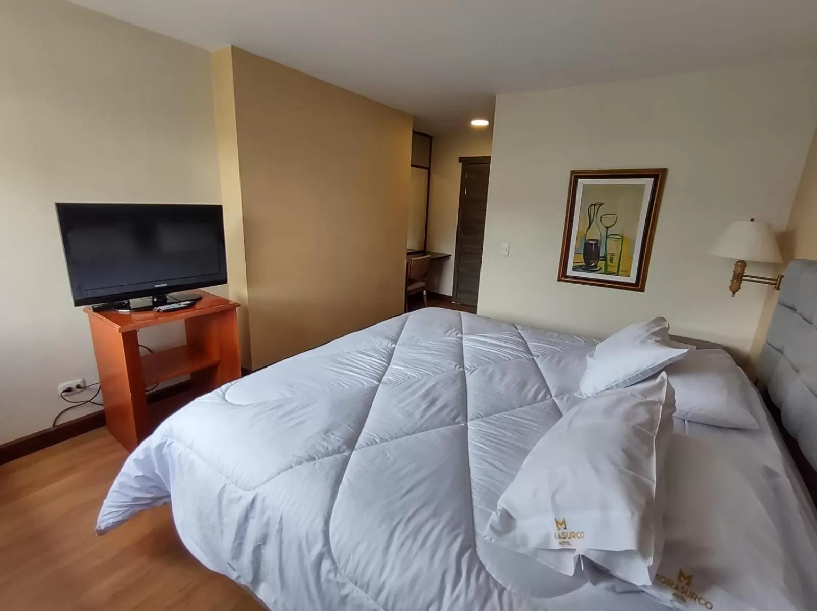 Photo of the whole room, Bed in Hotel Morasurco