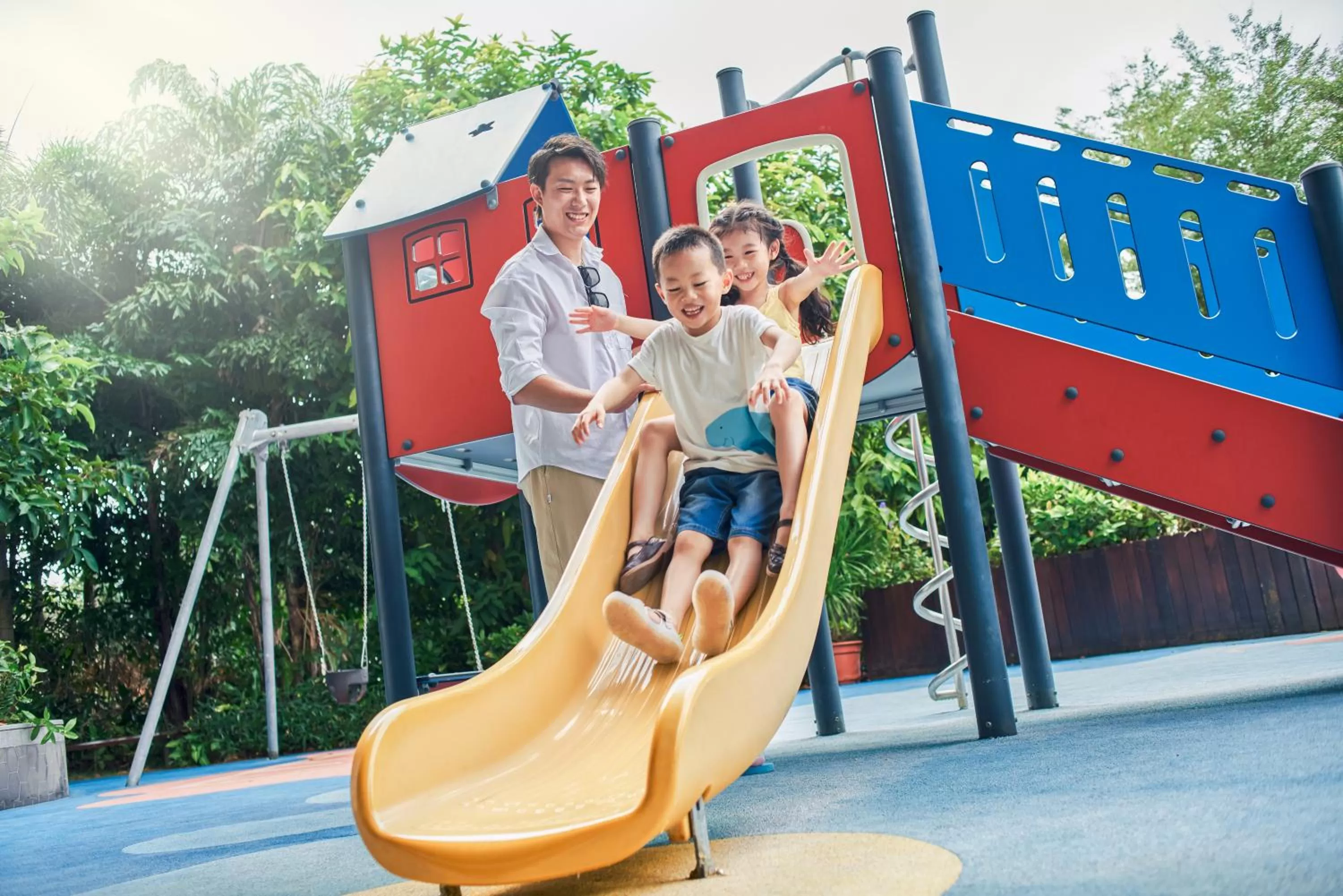 Children play ground in Crowne Plaza Sanya Haitang Bay Resort by IHG