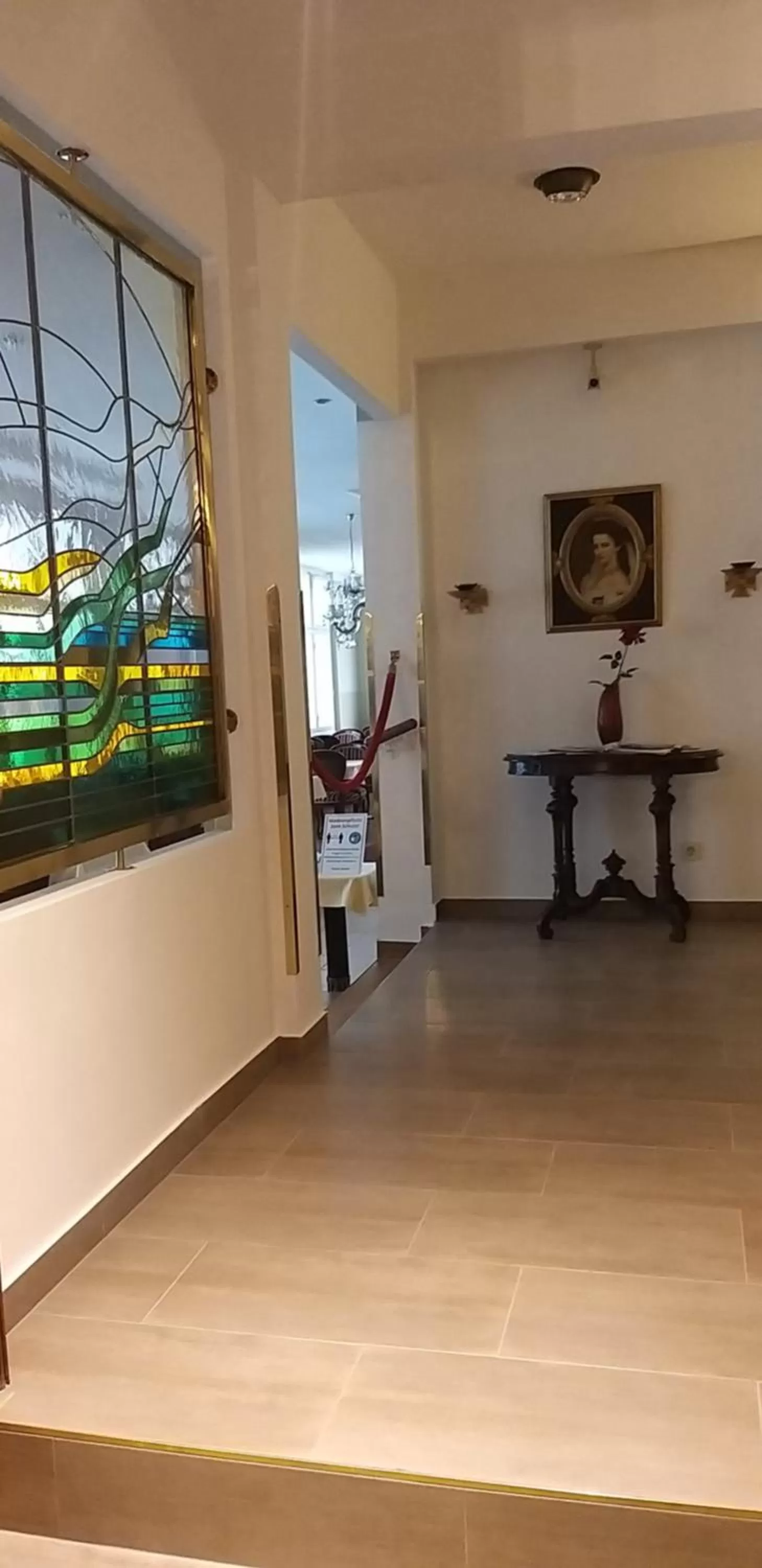 Lobby or reception in Hotel Domizil