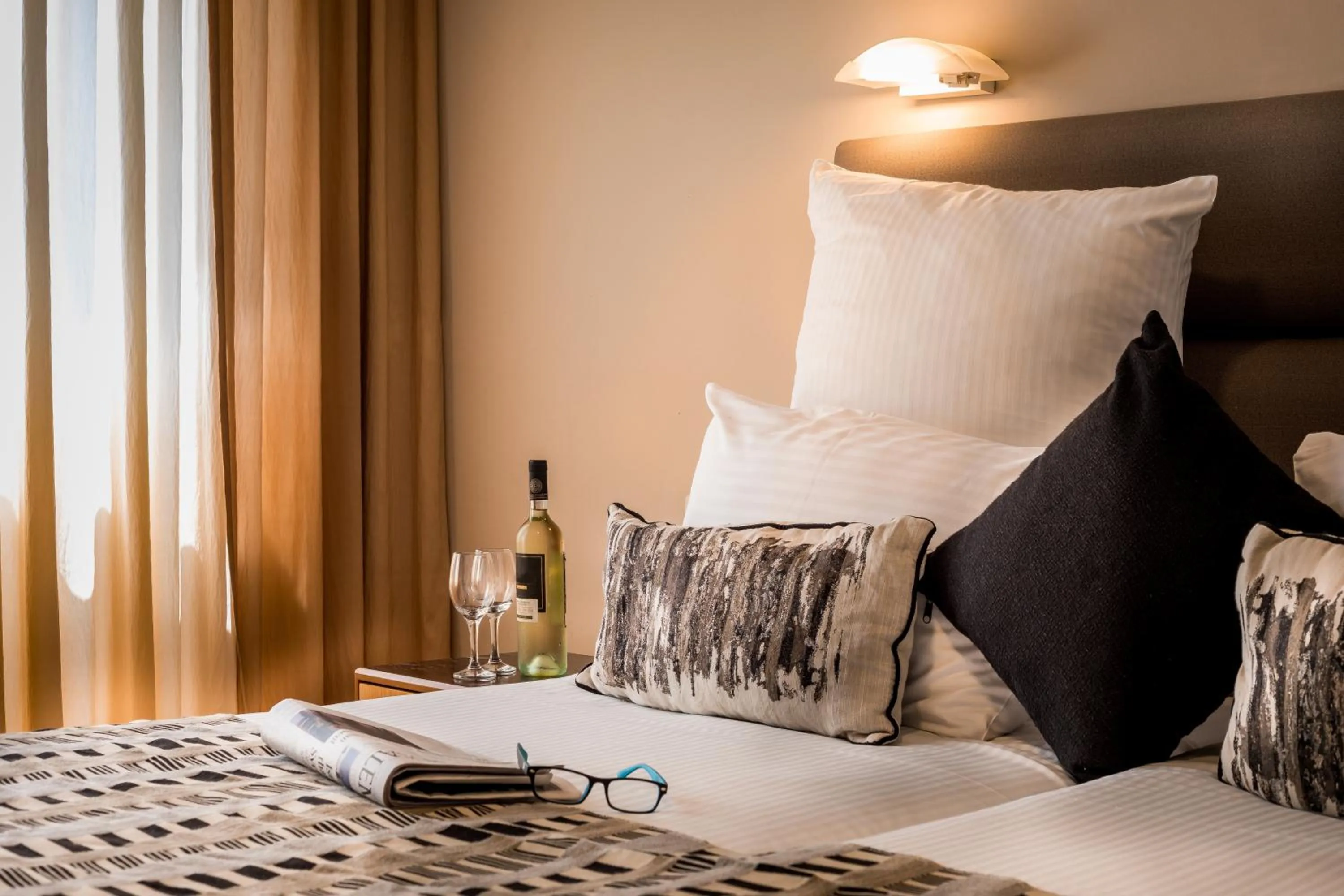 Bedroom, Bed in C Hotel Neve Ilan