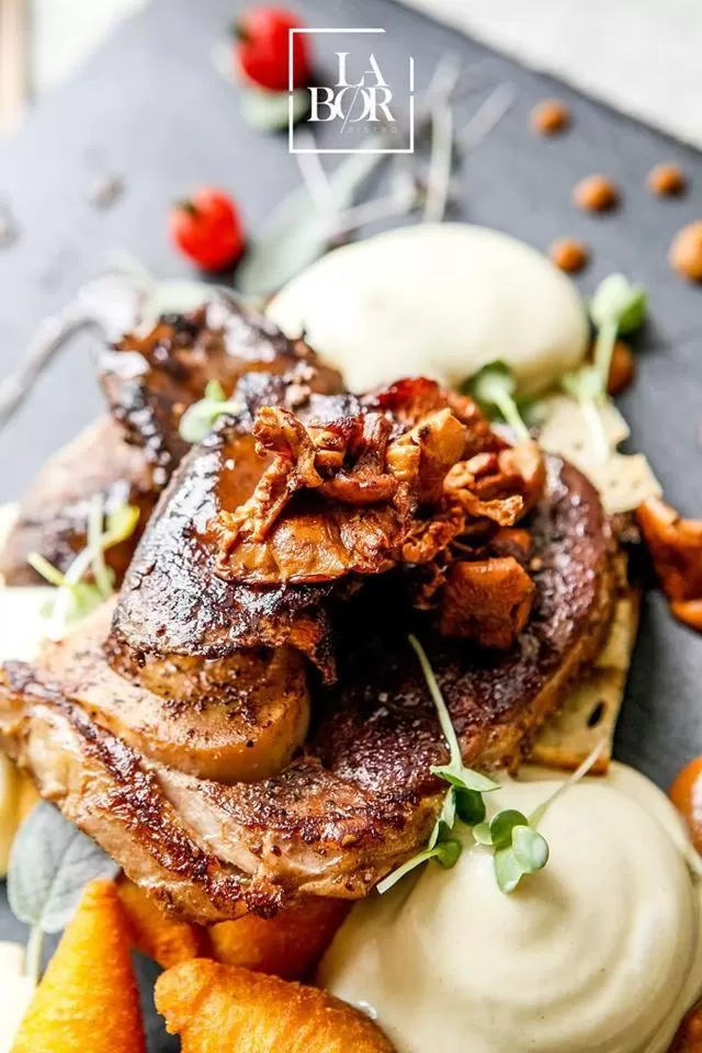 Food close-up in LaBor Kvártély