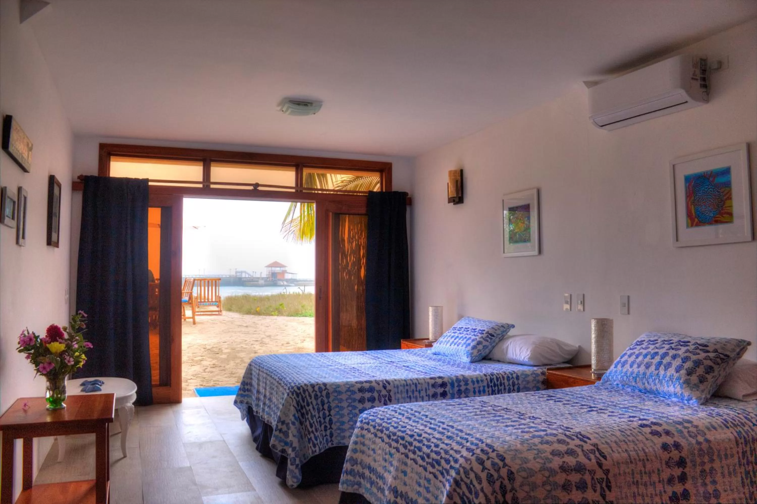 Bed in The Isabela Beach House