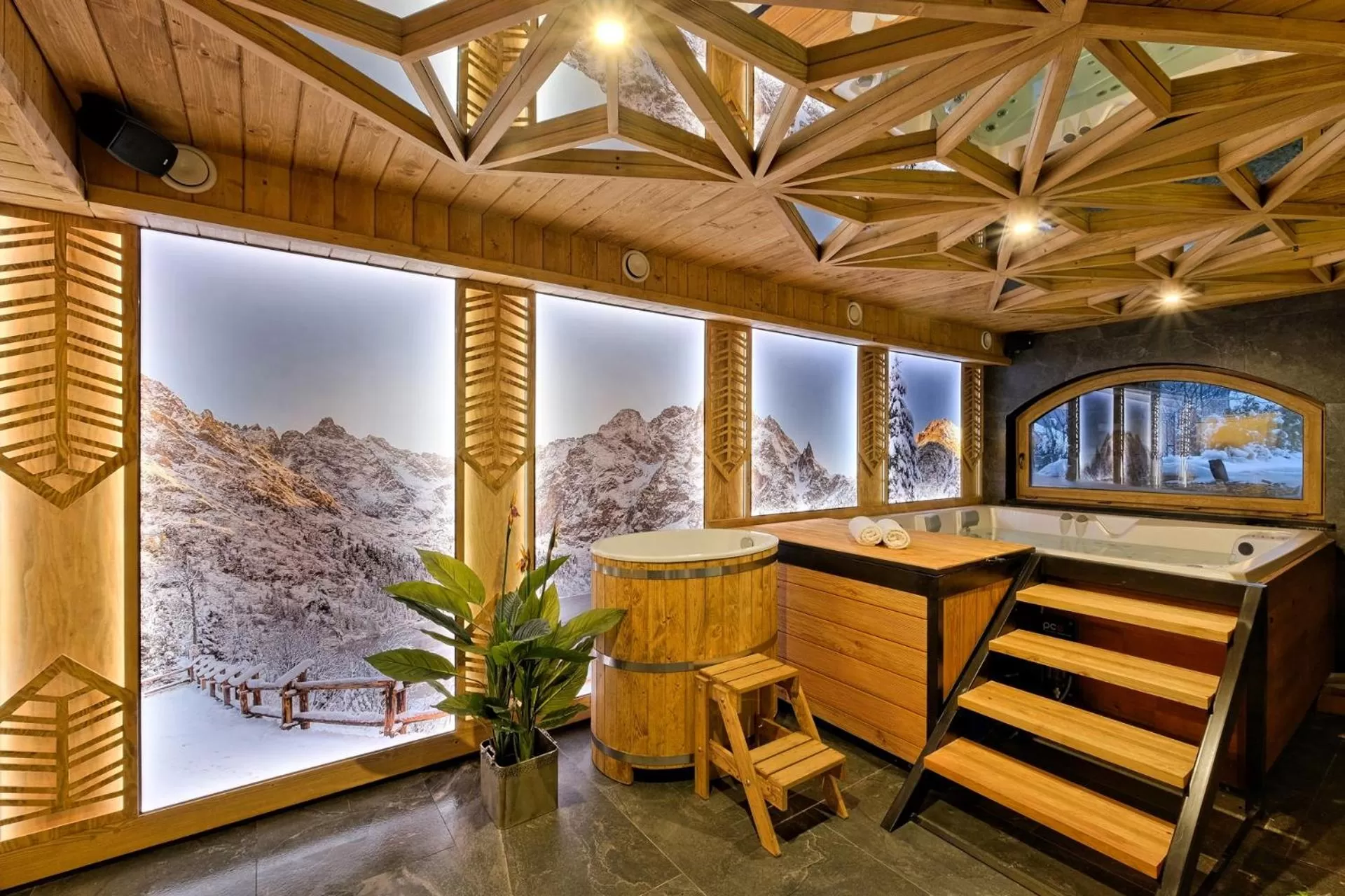 Hot Tub in Rezydencja Górska Odkryj Zakopane