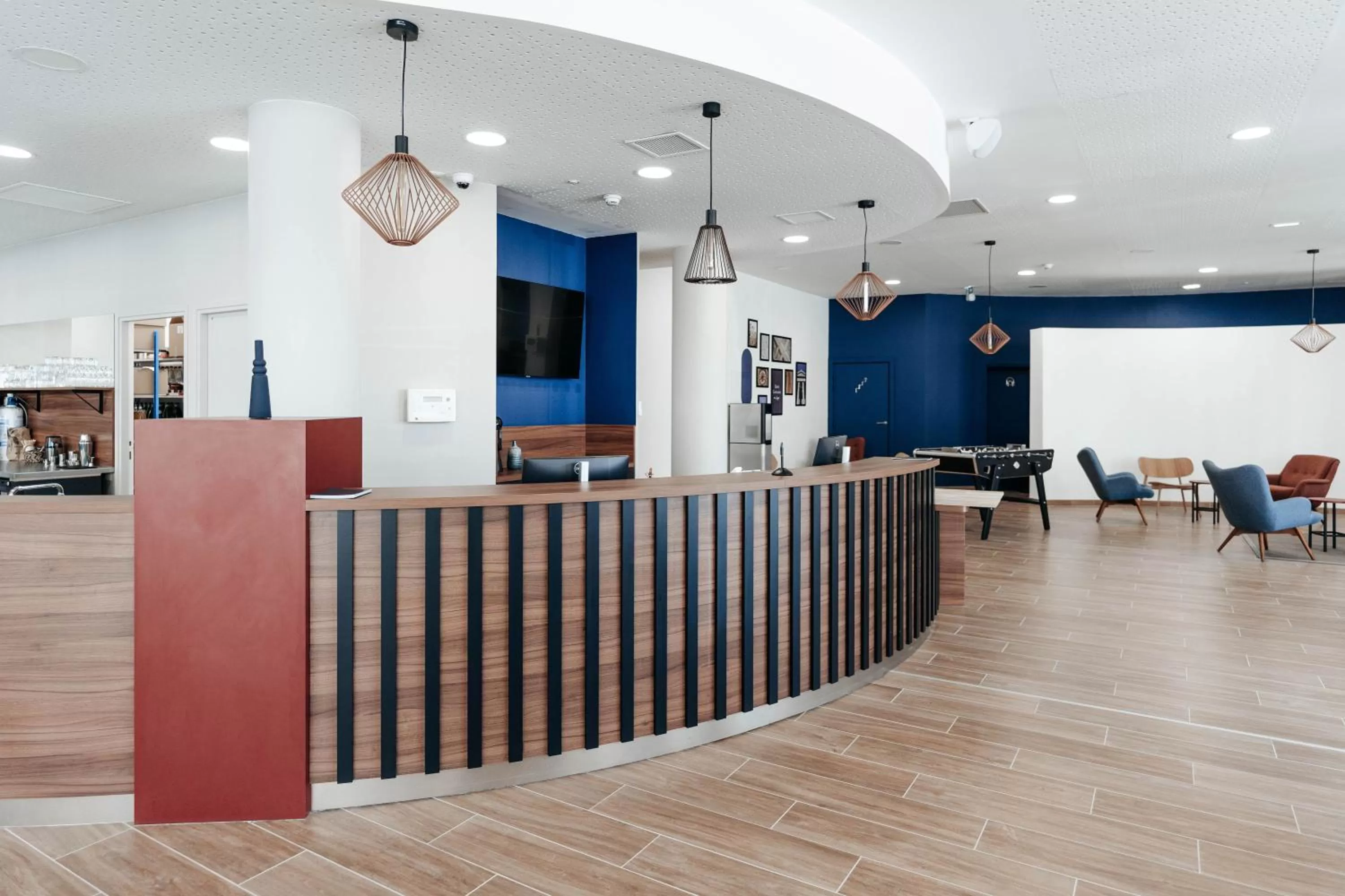 Lobby or reception in Appart'City Collection Saint Germain en Laye