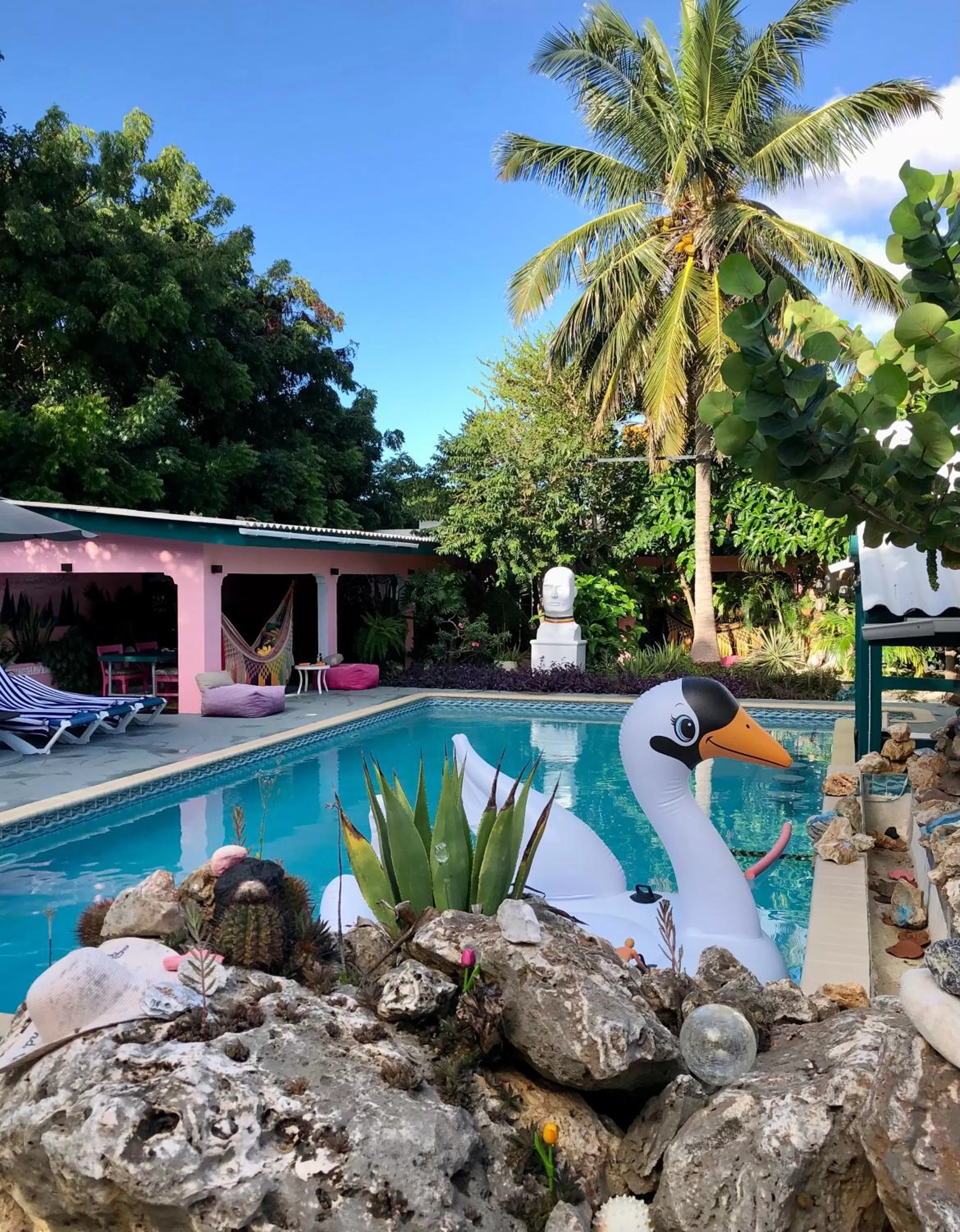 Pool view, Swimming Pool in THUISHAVEN boutique mini-resort - fantastic garden and large pool - adults only