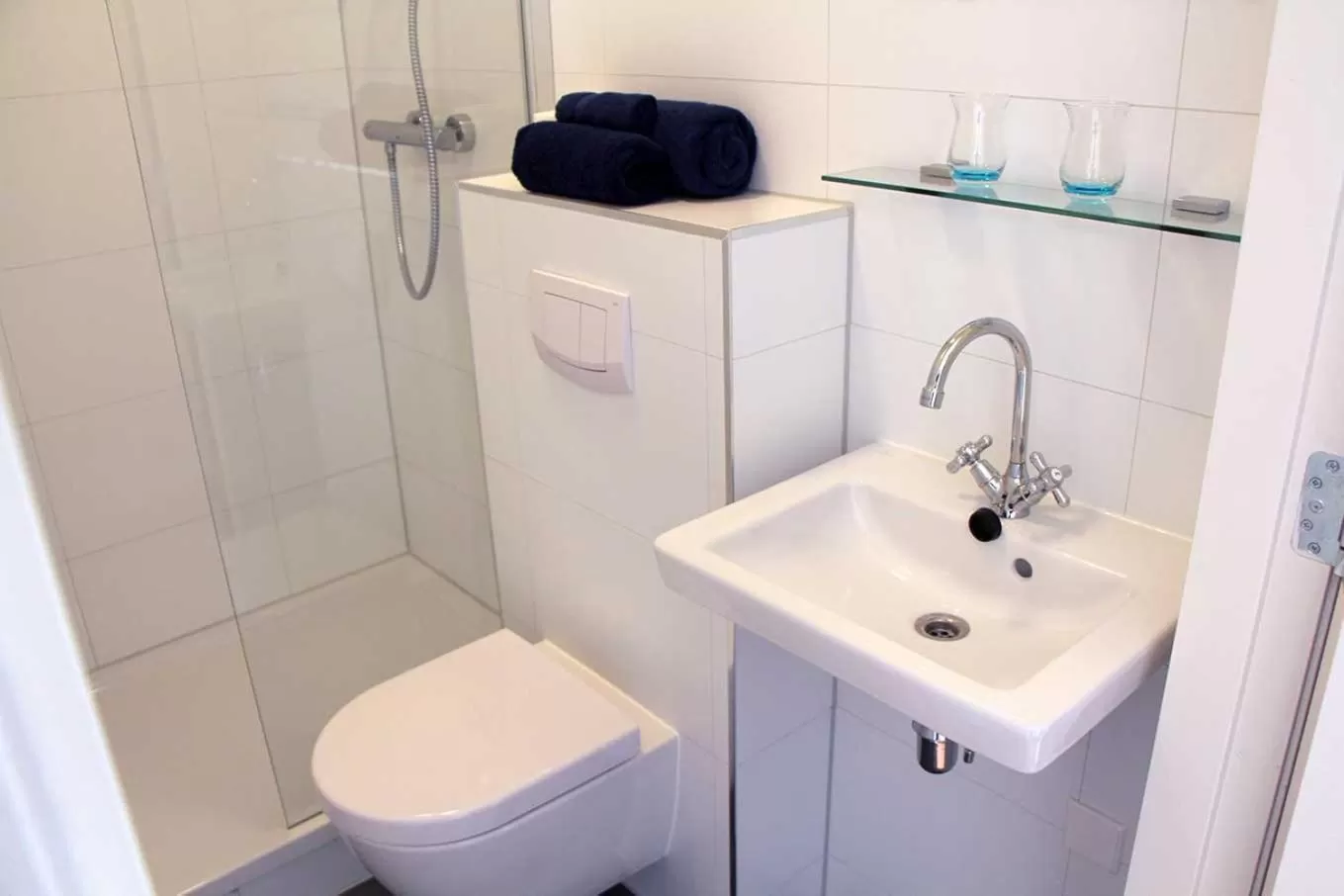 Shower in B&B Utrecht Domkwartier