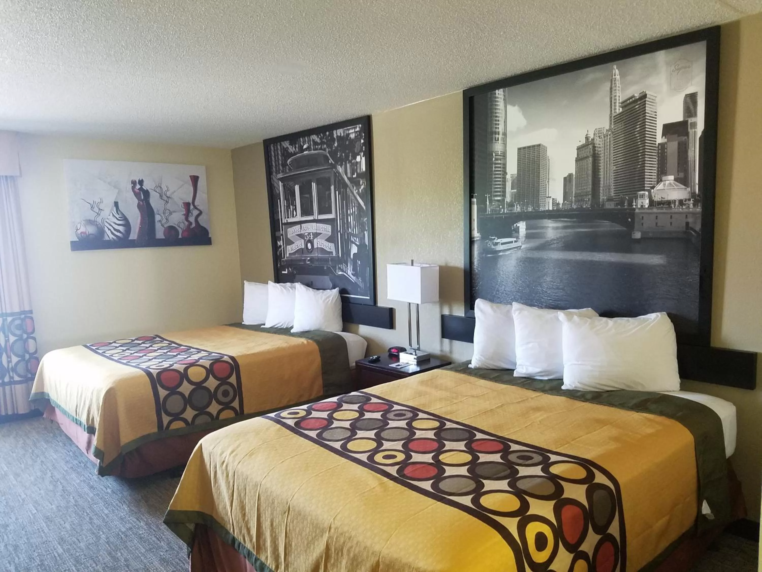 Bed in Super 8 by Wyndham Wichita North