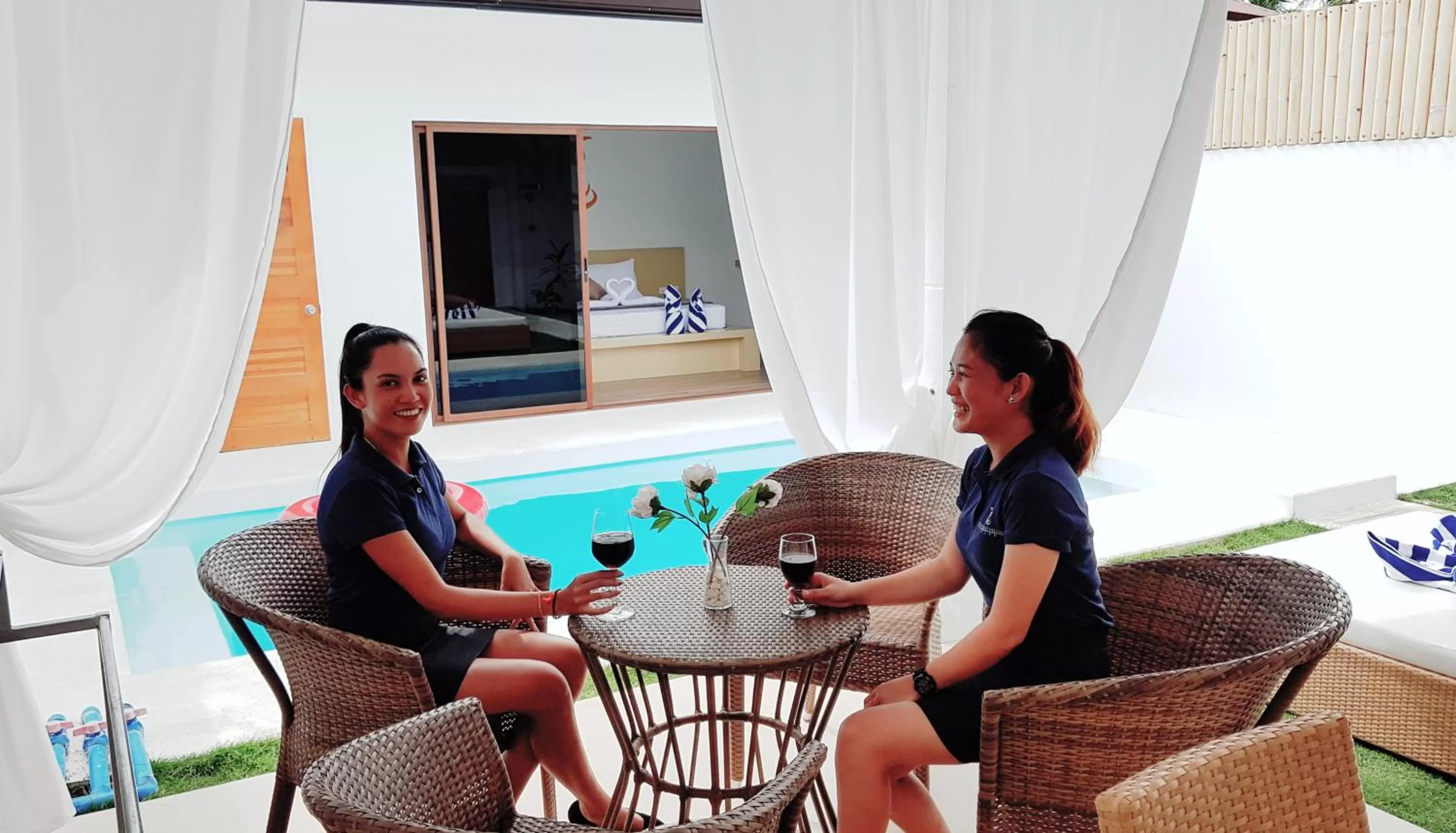 Patio in Montecarlo Villas Panglao