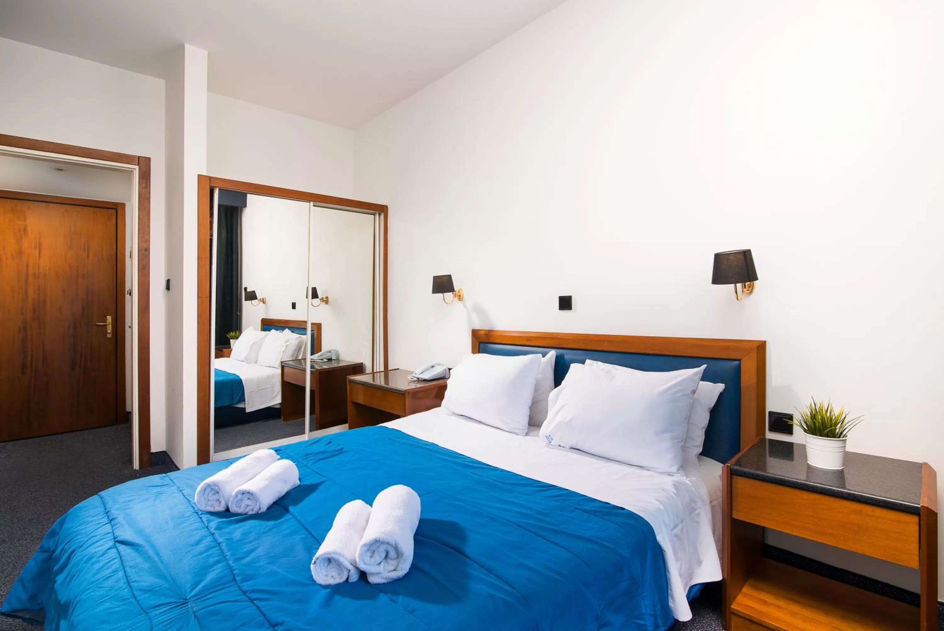 Bedroom, Bed in Hotel Aigli