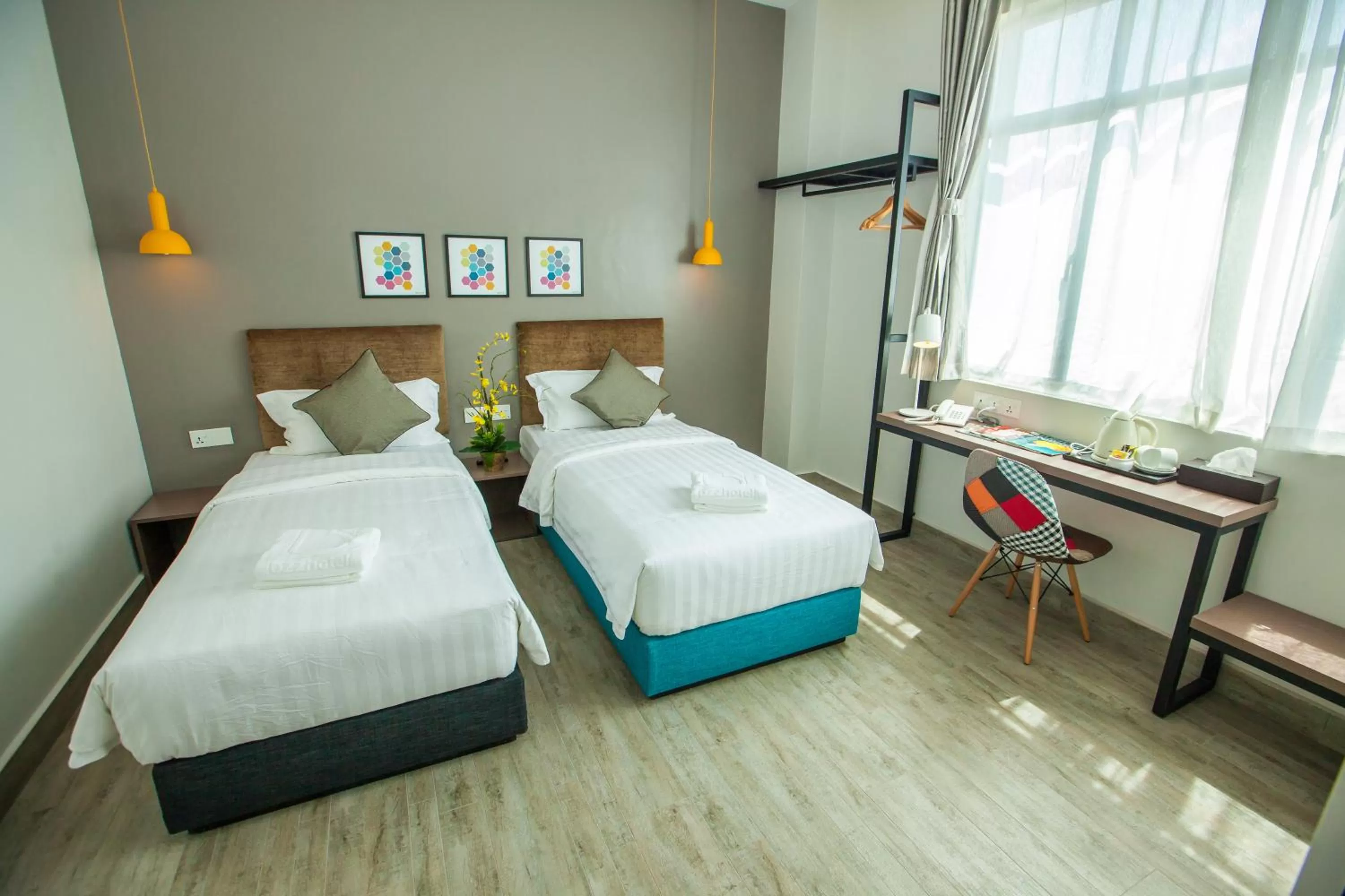 Bed in Bzz Hotel Skudai