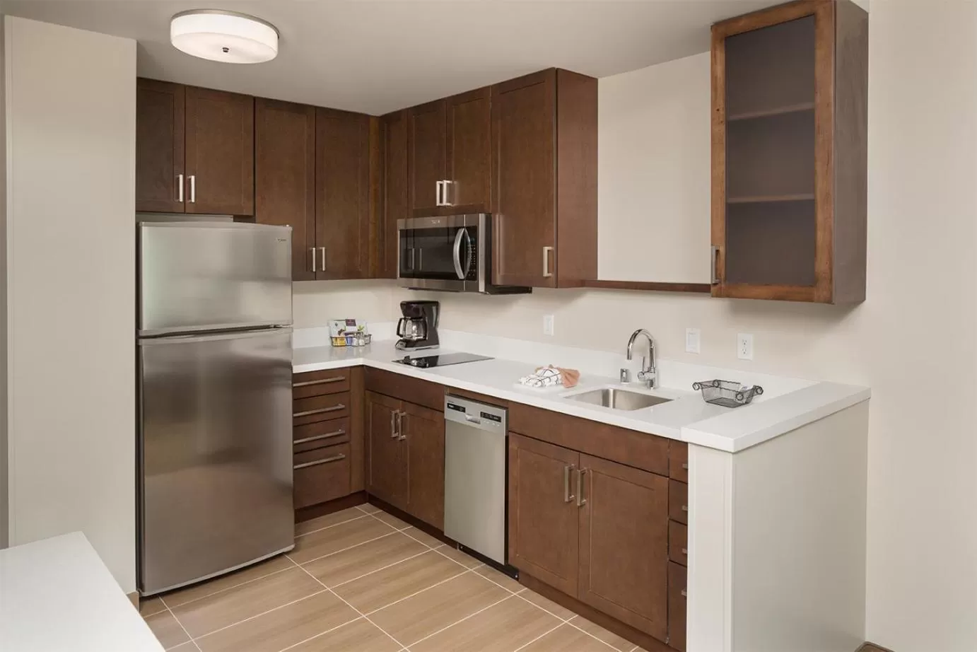 Kitchen or kitchenette in Residence Inn by Marriott Ontario Rancho Cucamonga