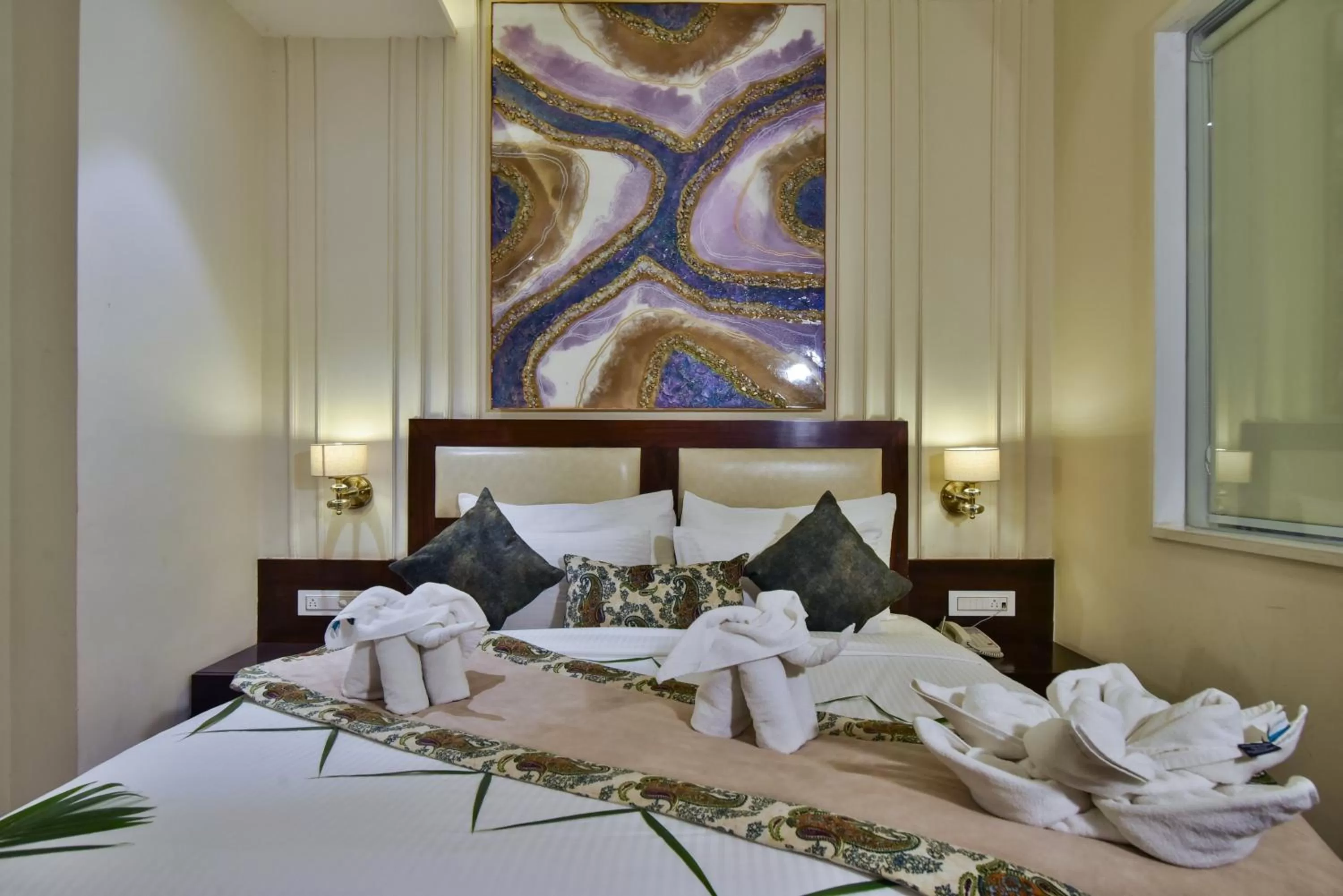 Photo of the whole room, Bed in Hotel BR Grand -Near Golden Temple