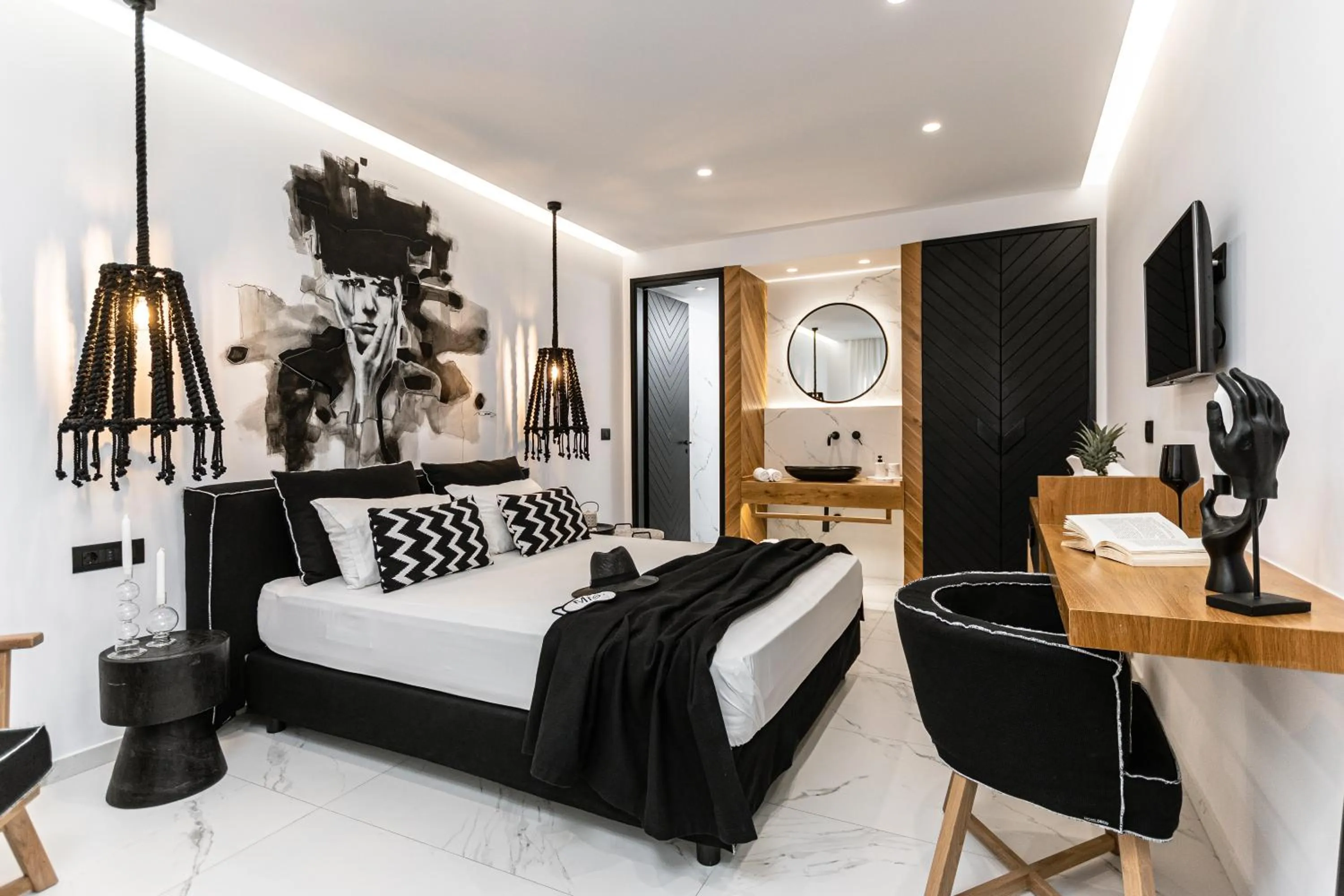 Bed in Hotel Palatia