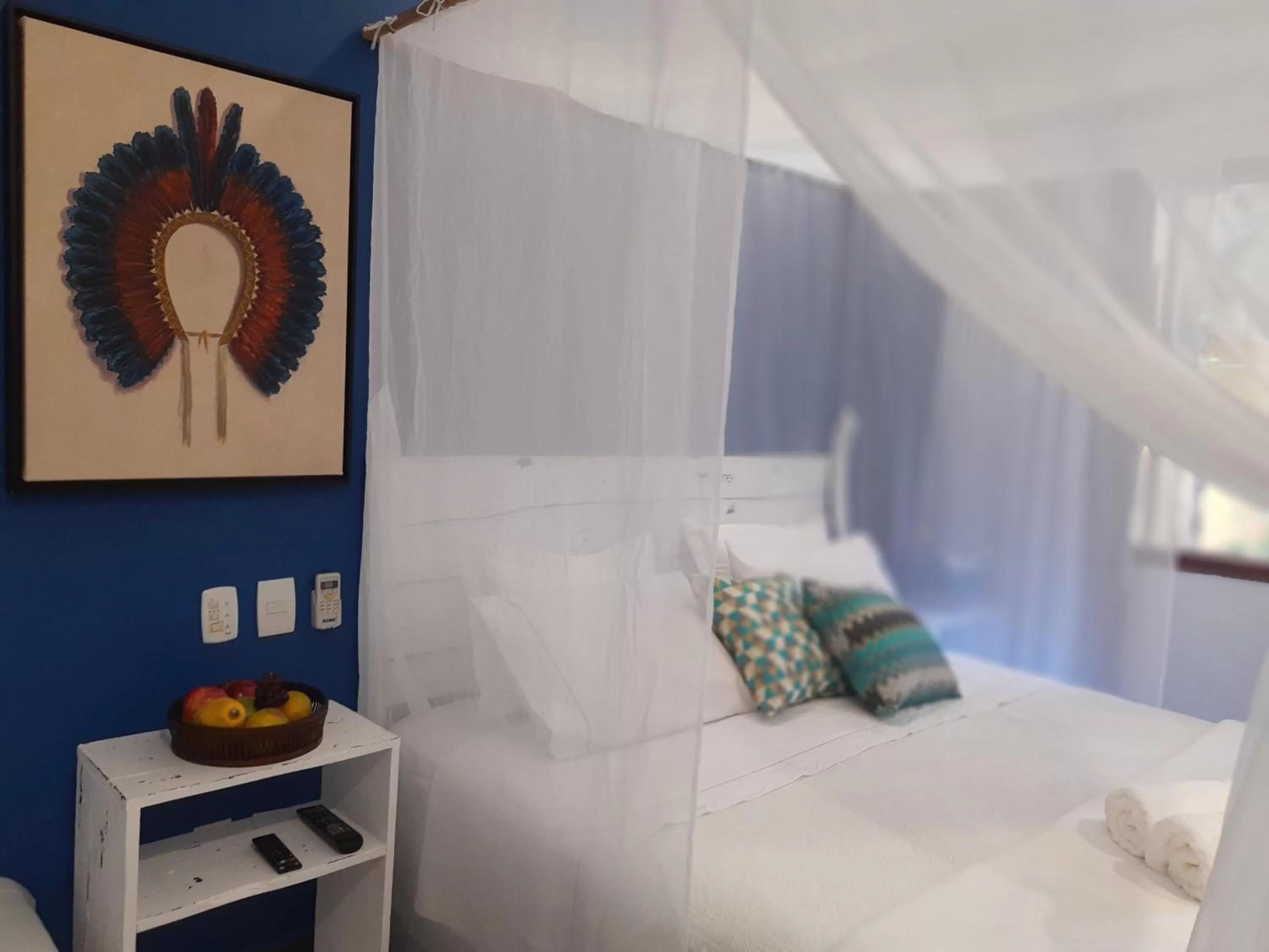 Bed in Magias de Paraty Ecopousada