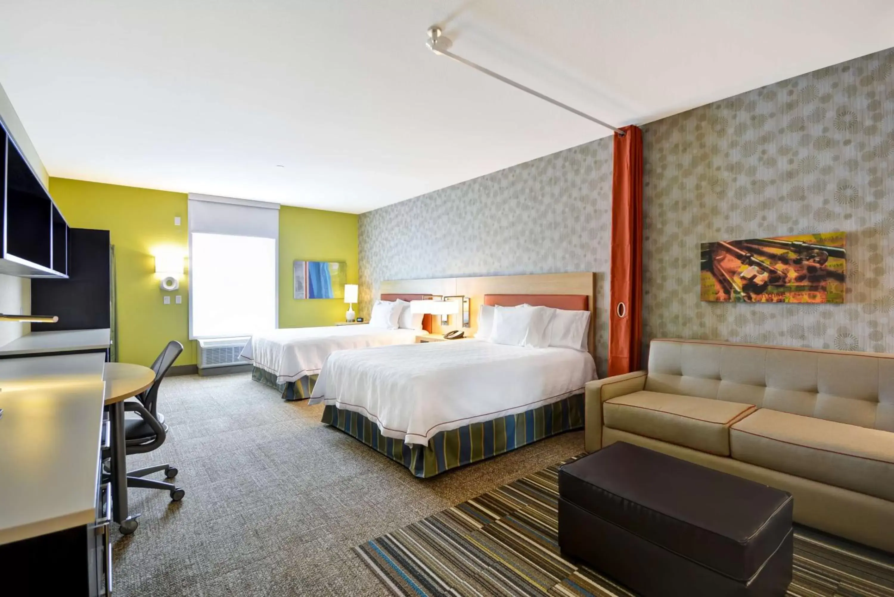 Queen Studio with Two Queen Beds - Non-Smoking in Home2 Suites By Hilton Hanford Lemoore Queen Studio with Two Queen Beds - Non-Smoking in Home2 Suites By Hilton Hanford Lemoore