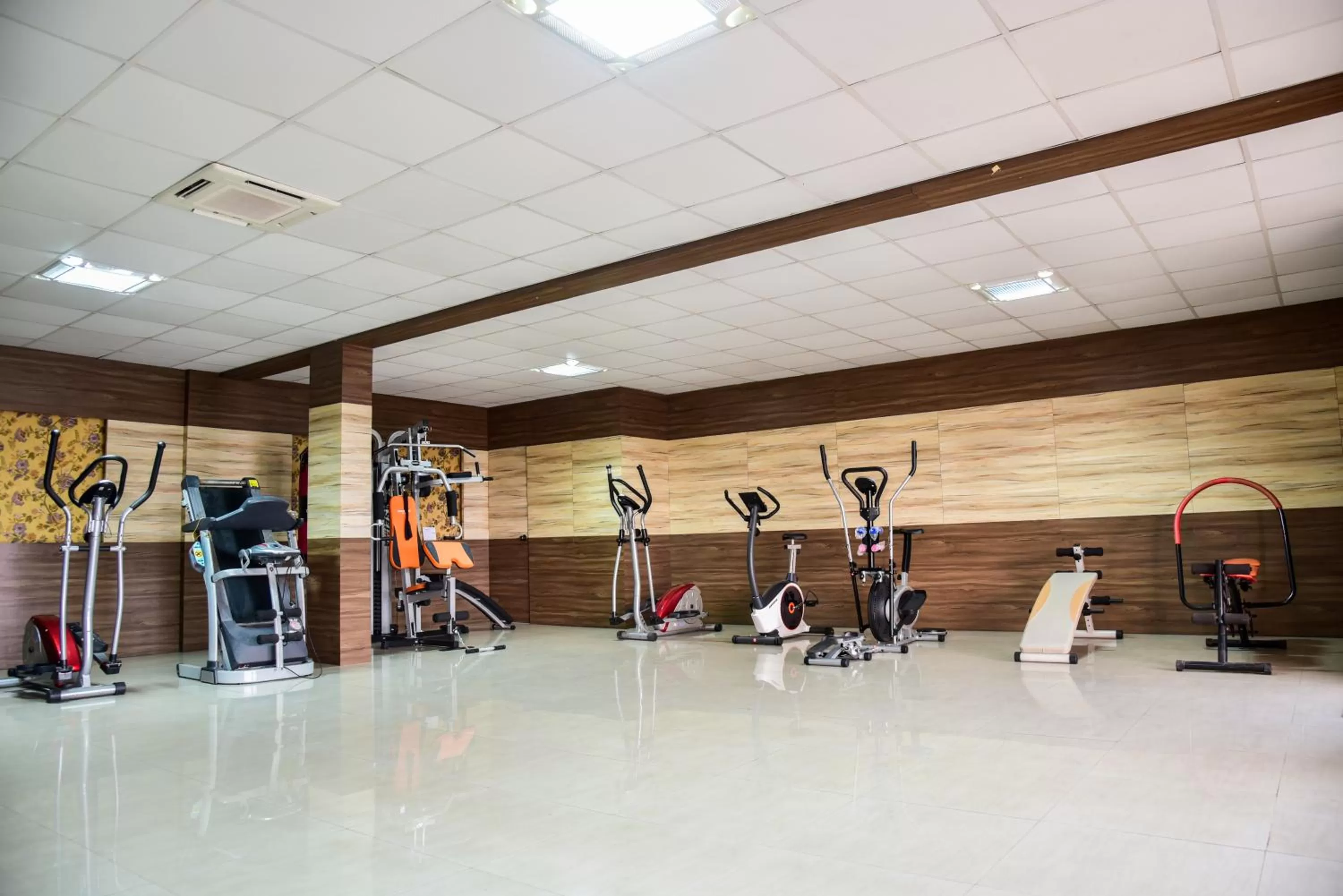 Fitness centre/facilities in La Grace Resort