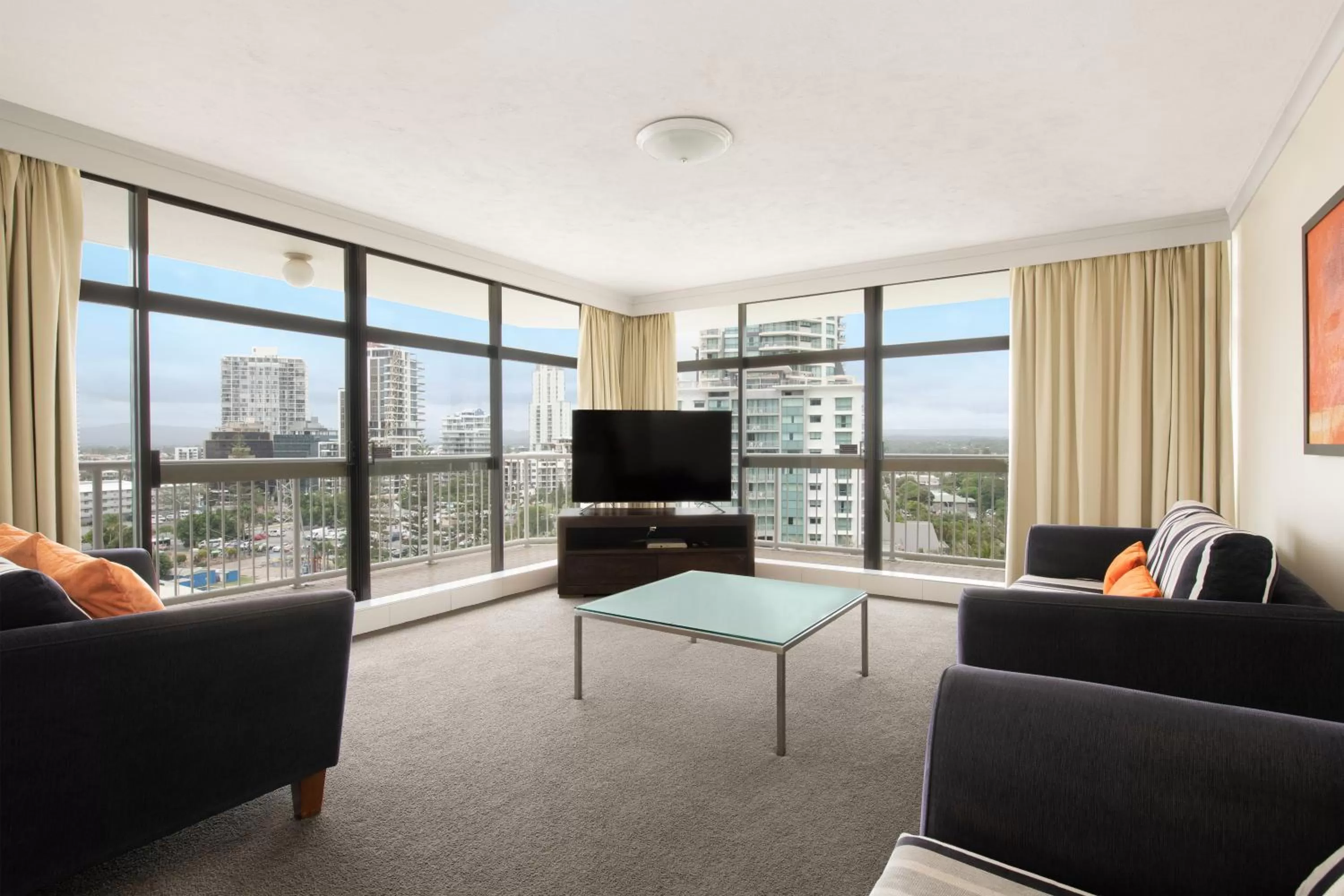 Living room in BreakFree Beachpoint