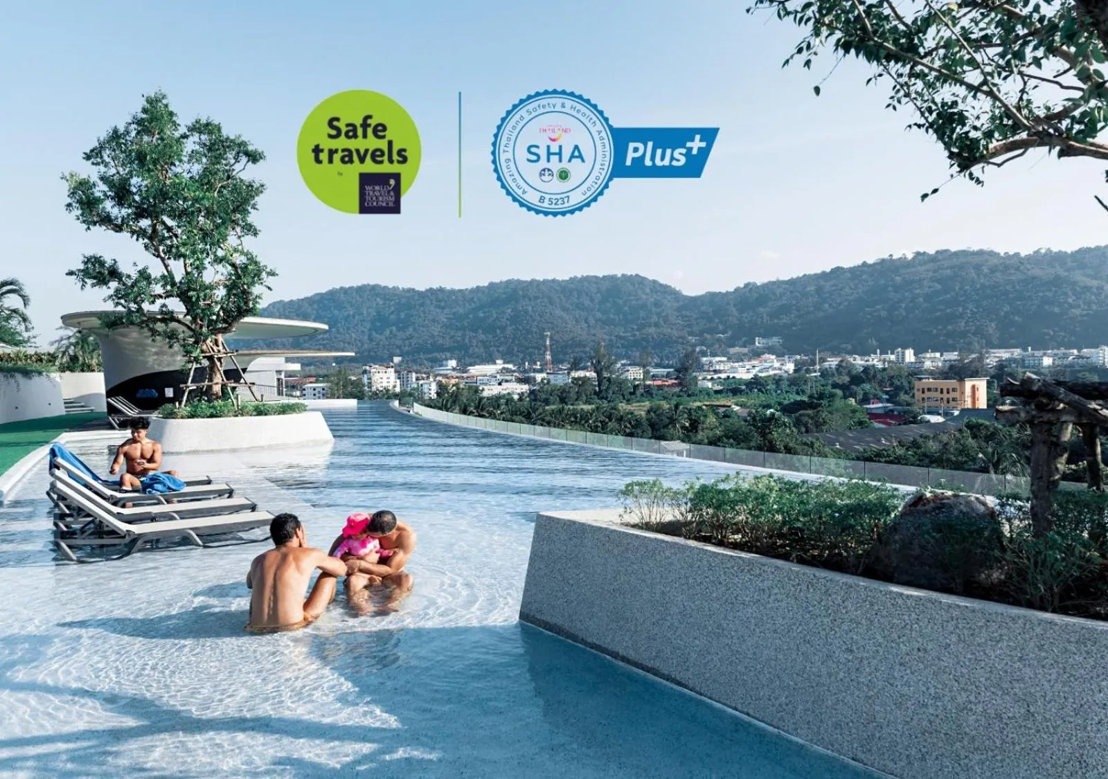 Swimming pool in HOMA Phuket Town